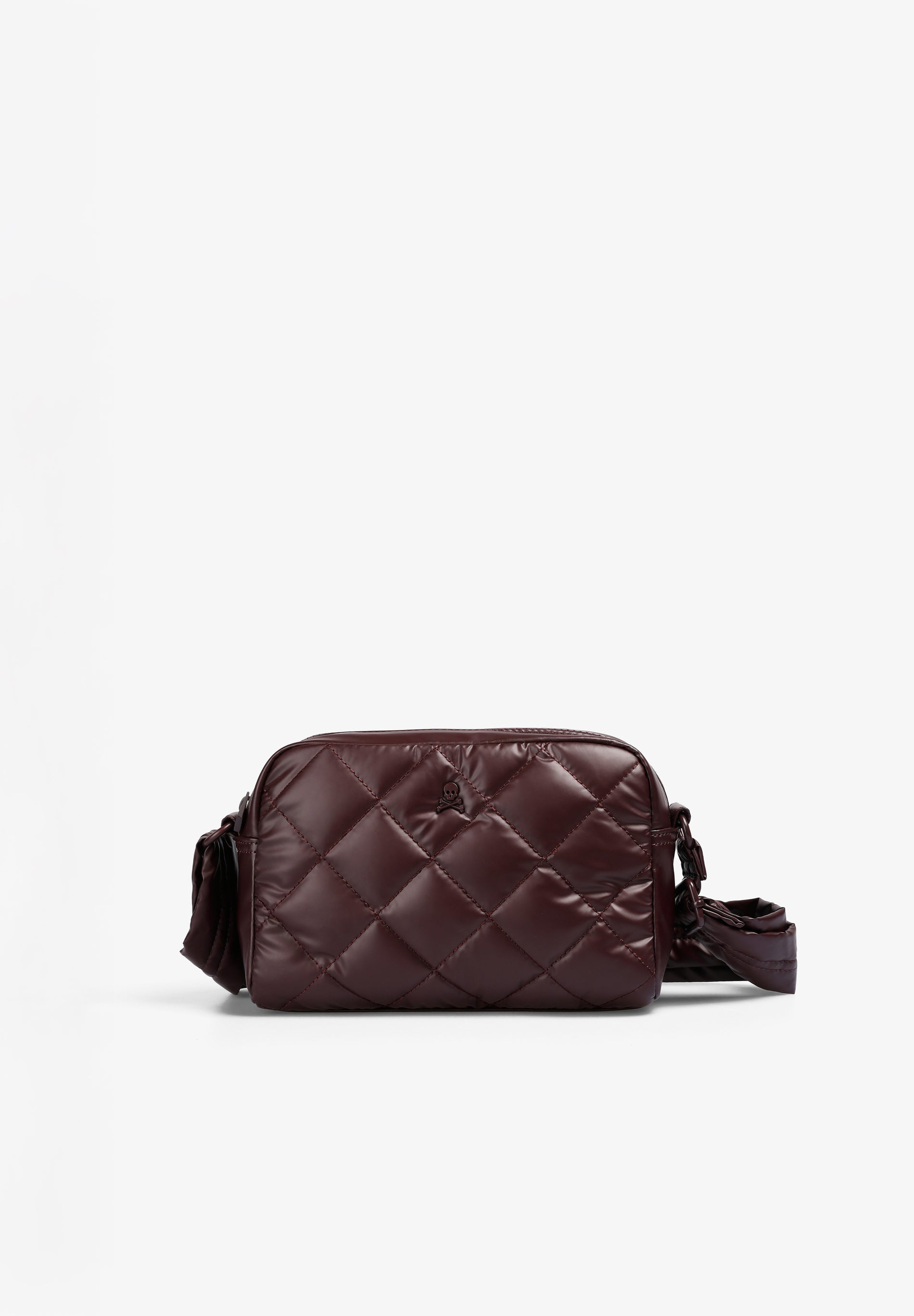 BOLSO BANDOLERA METALIZADO ACOLCHADO