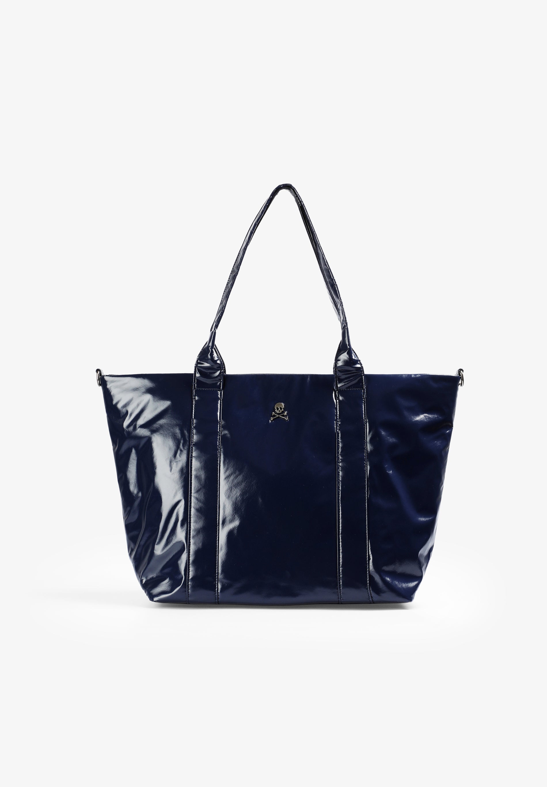 BOLSO SHOPPER METALIZADO CALAVERA