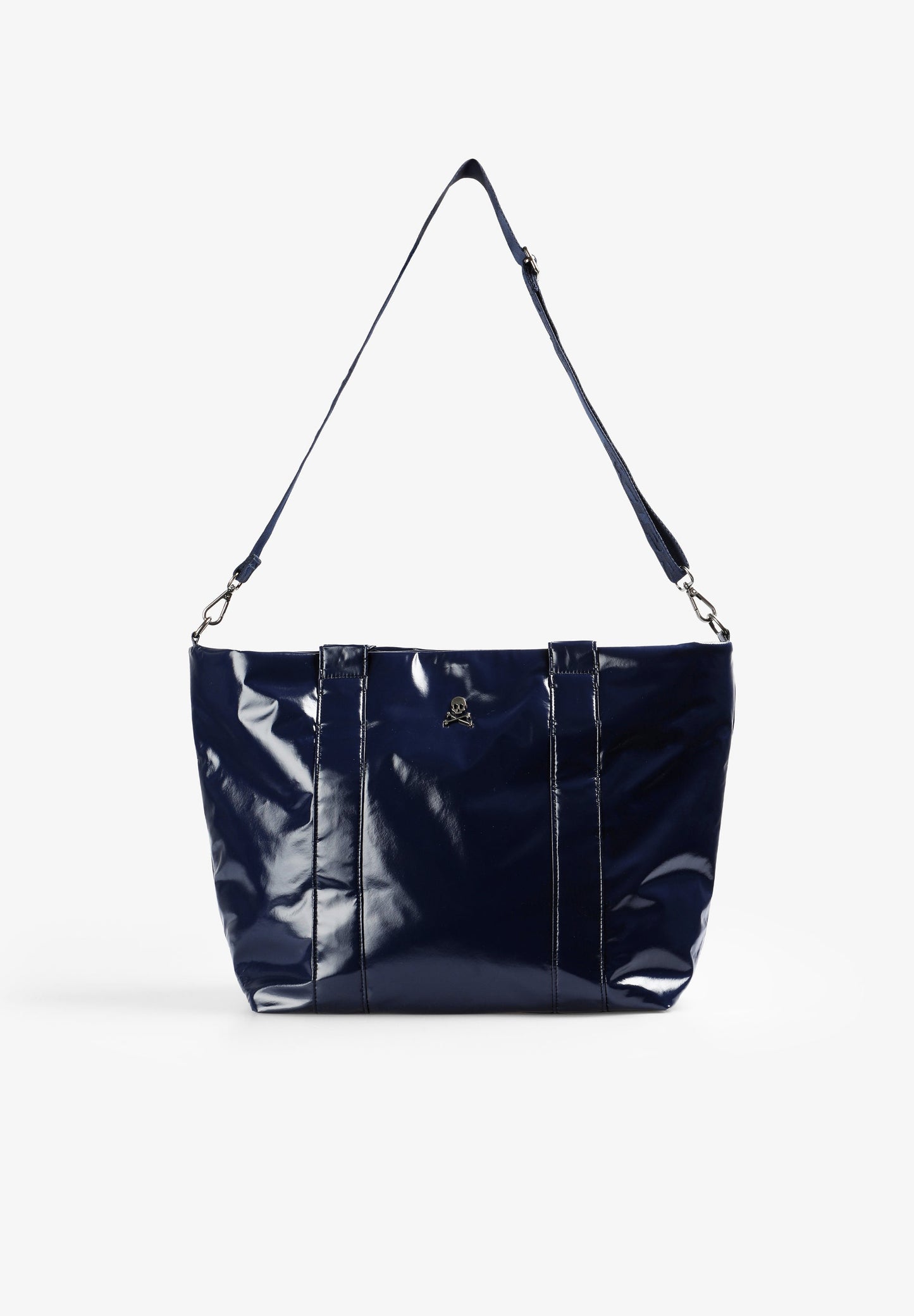 BOLSO SHOPPER METALIZADO CALAVERA