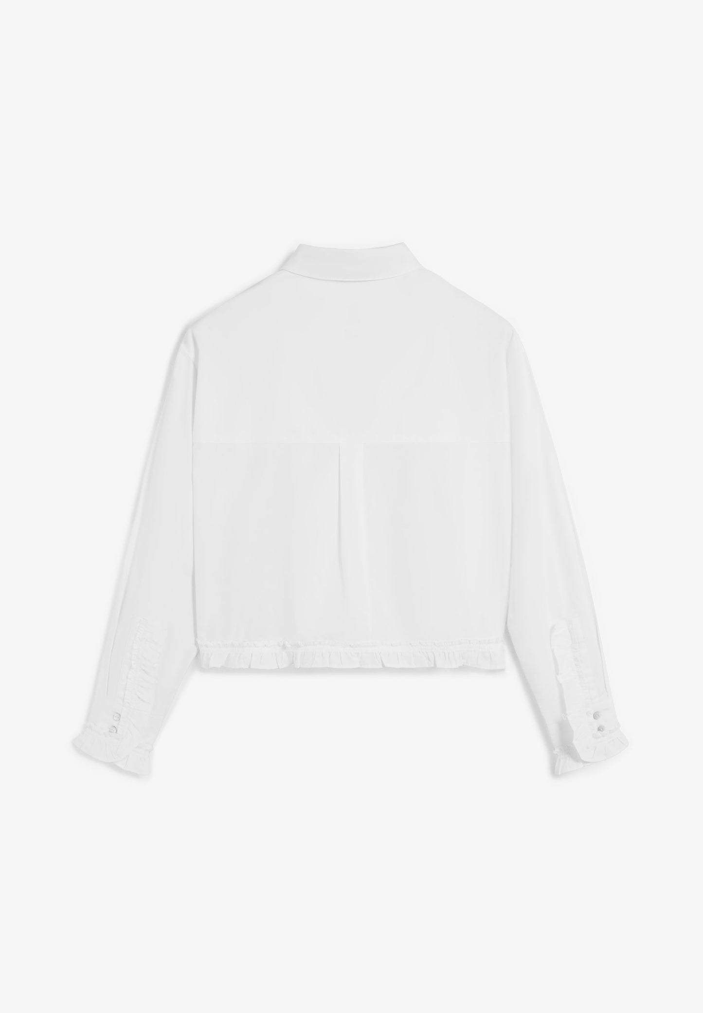 CAMISA CROPPED FRUNCES