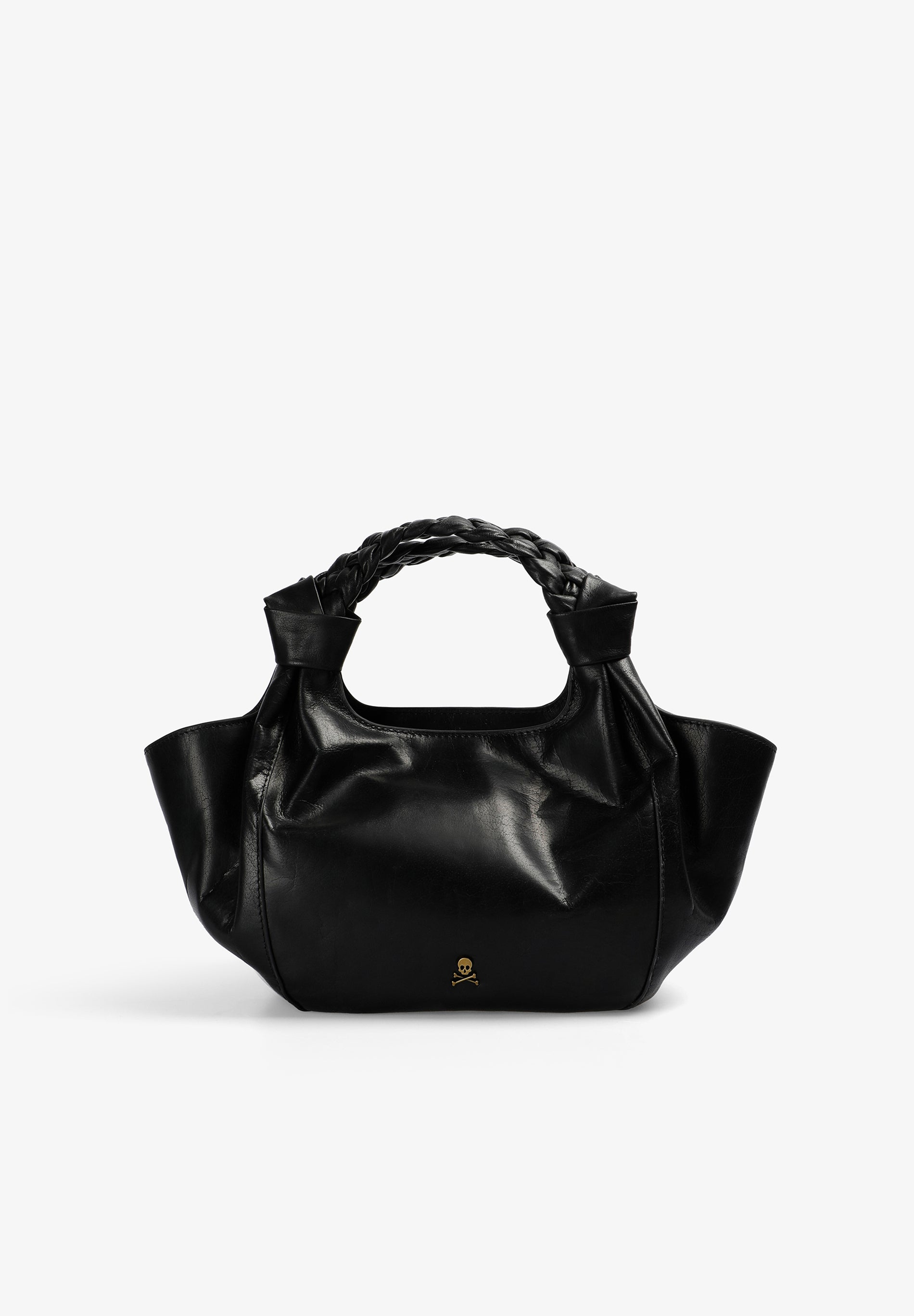 BOLSO MINI PIEL ASA TRENZADA