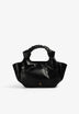 BOLSO MINI PIEL ASA TRENZADA