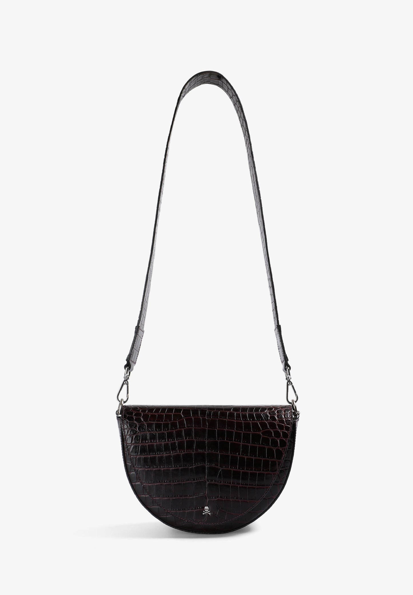 BOLSO PIEL GRABADA CADENA