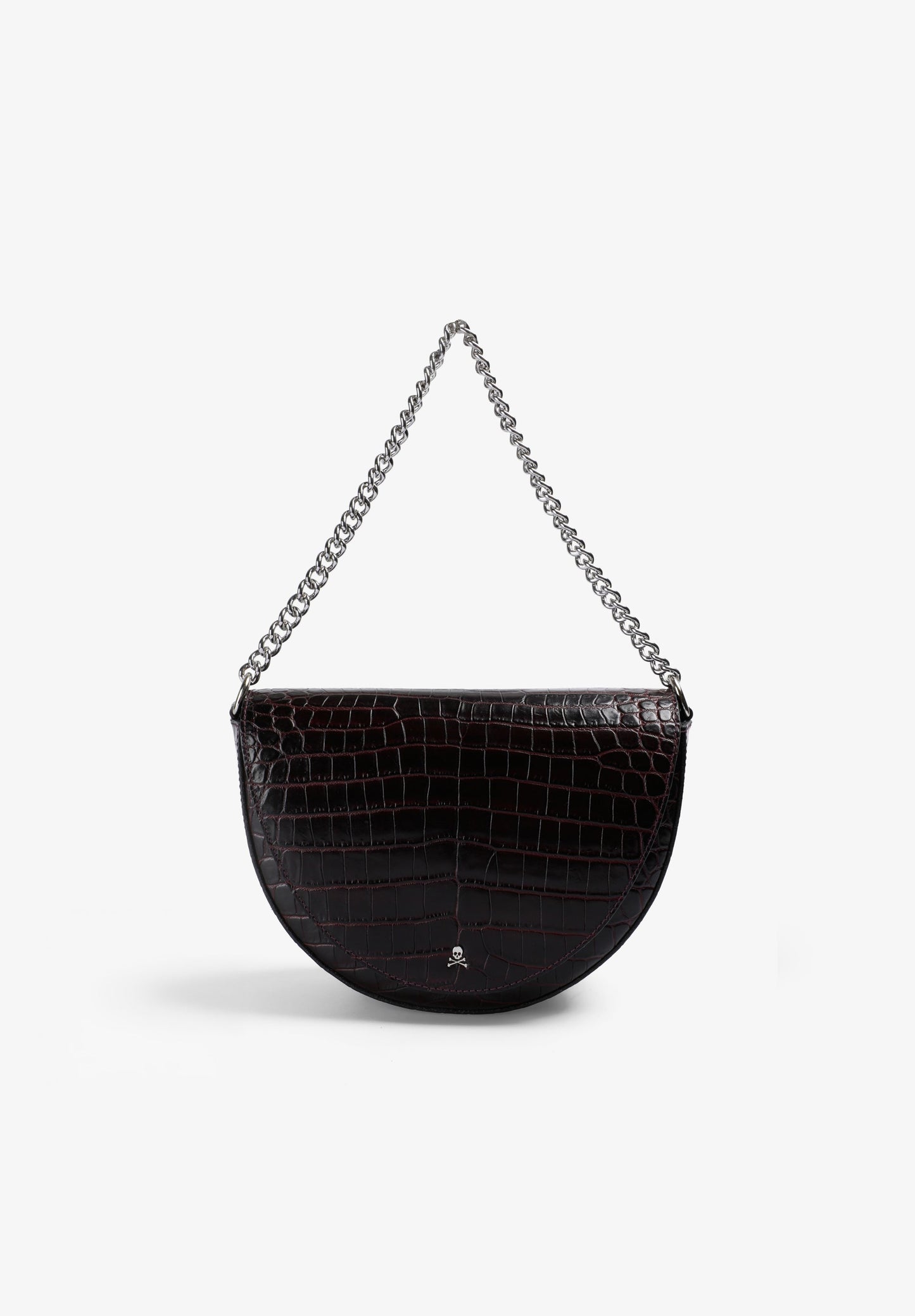 BOLSO PIEL GRABADA CADENA