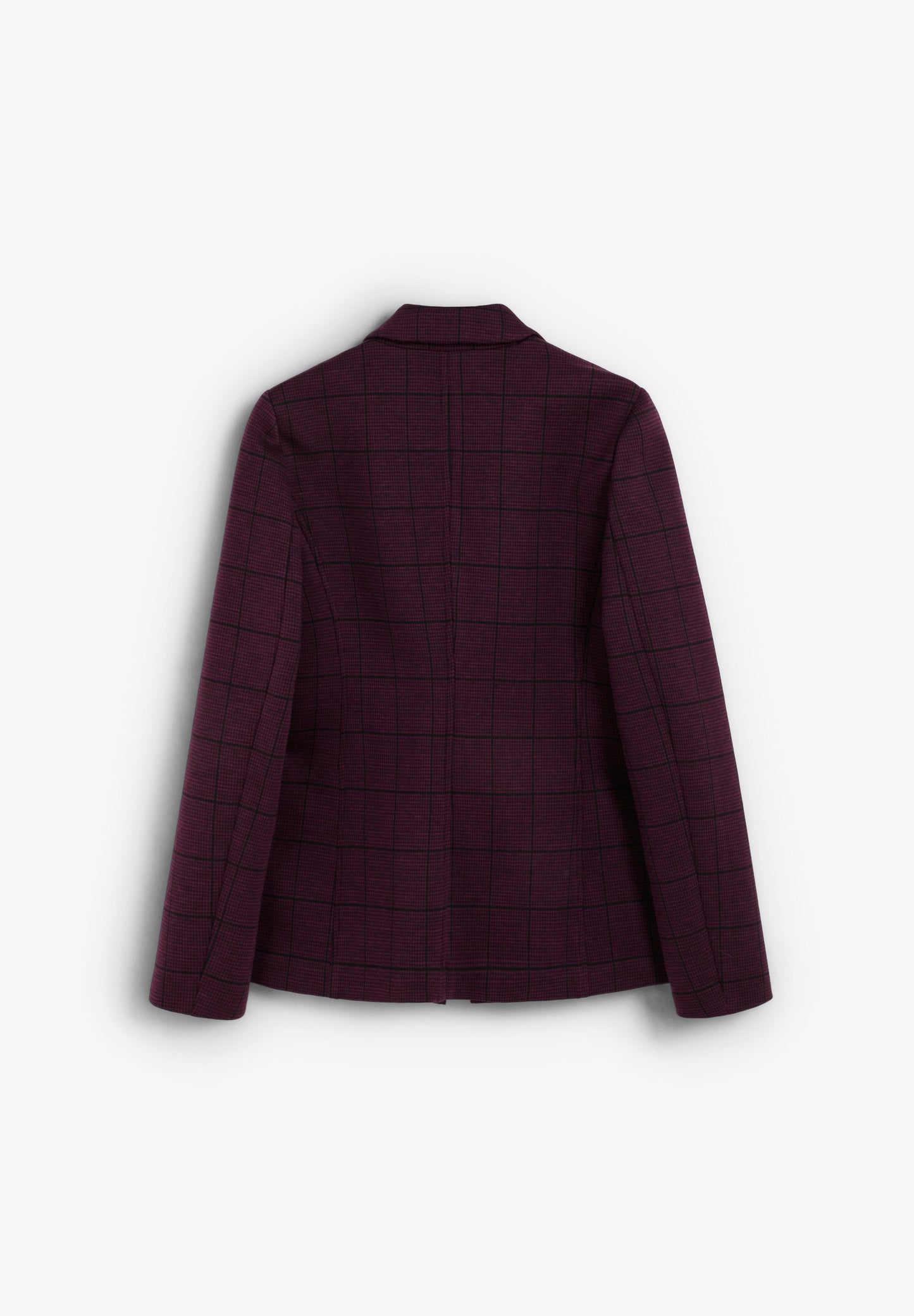BLAZER BURDEOS CUADROS