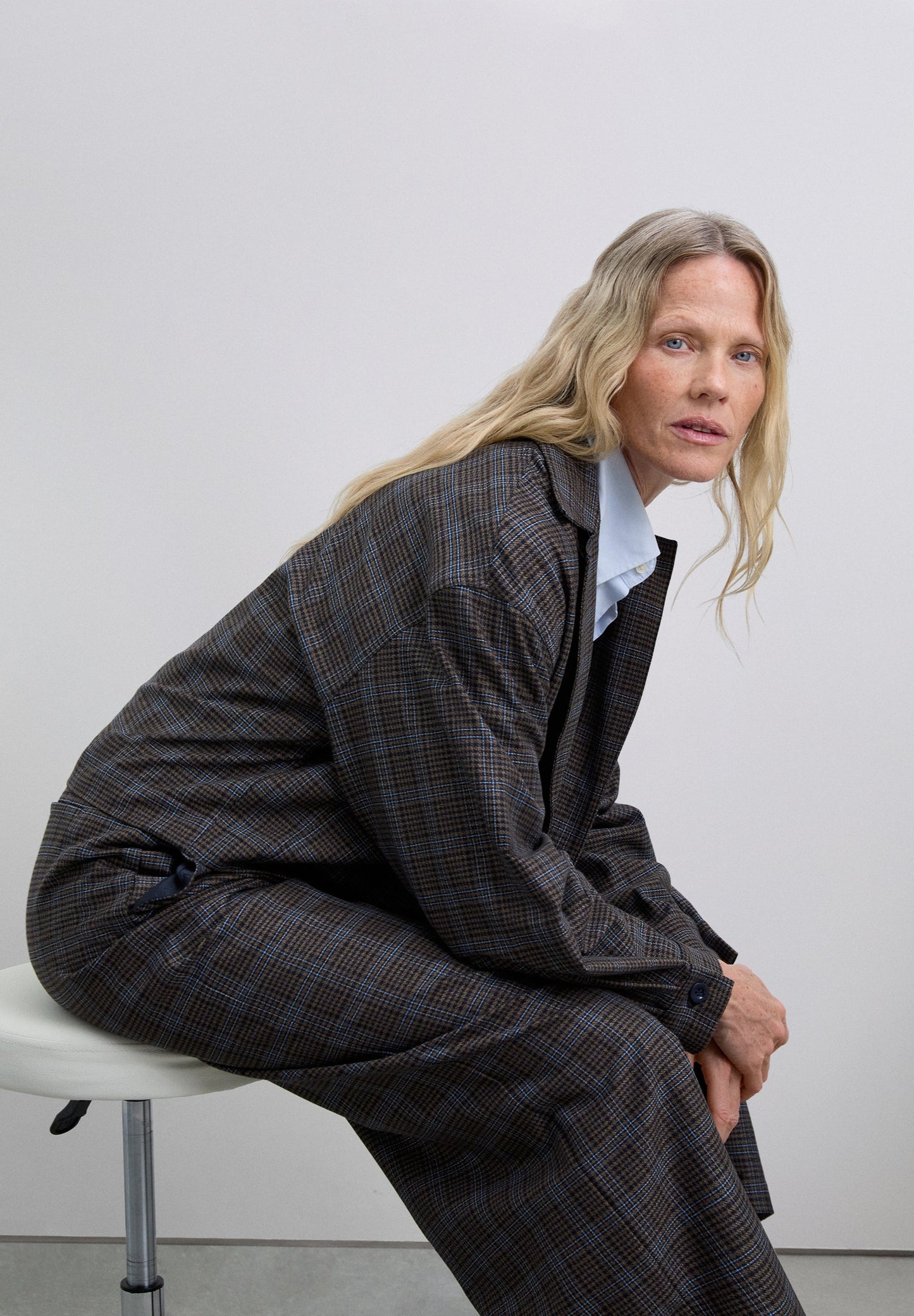 CHAQUETA CUADROS BOLSILLOS