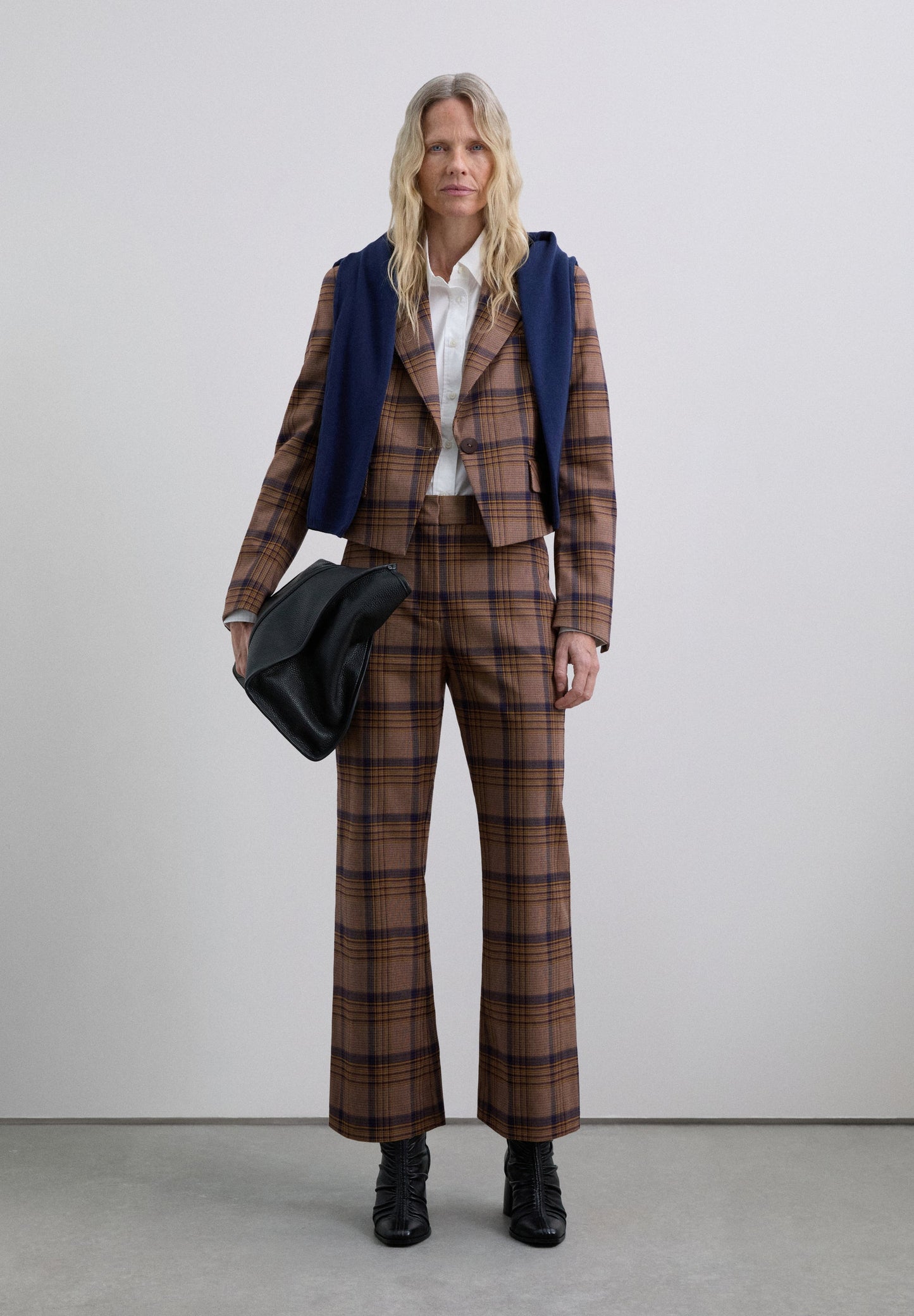 BLAZER CROPPED CUADROS