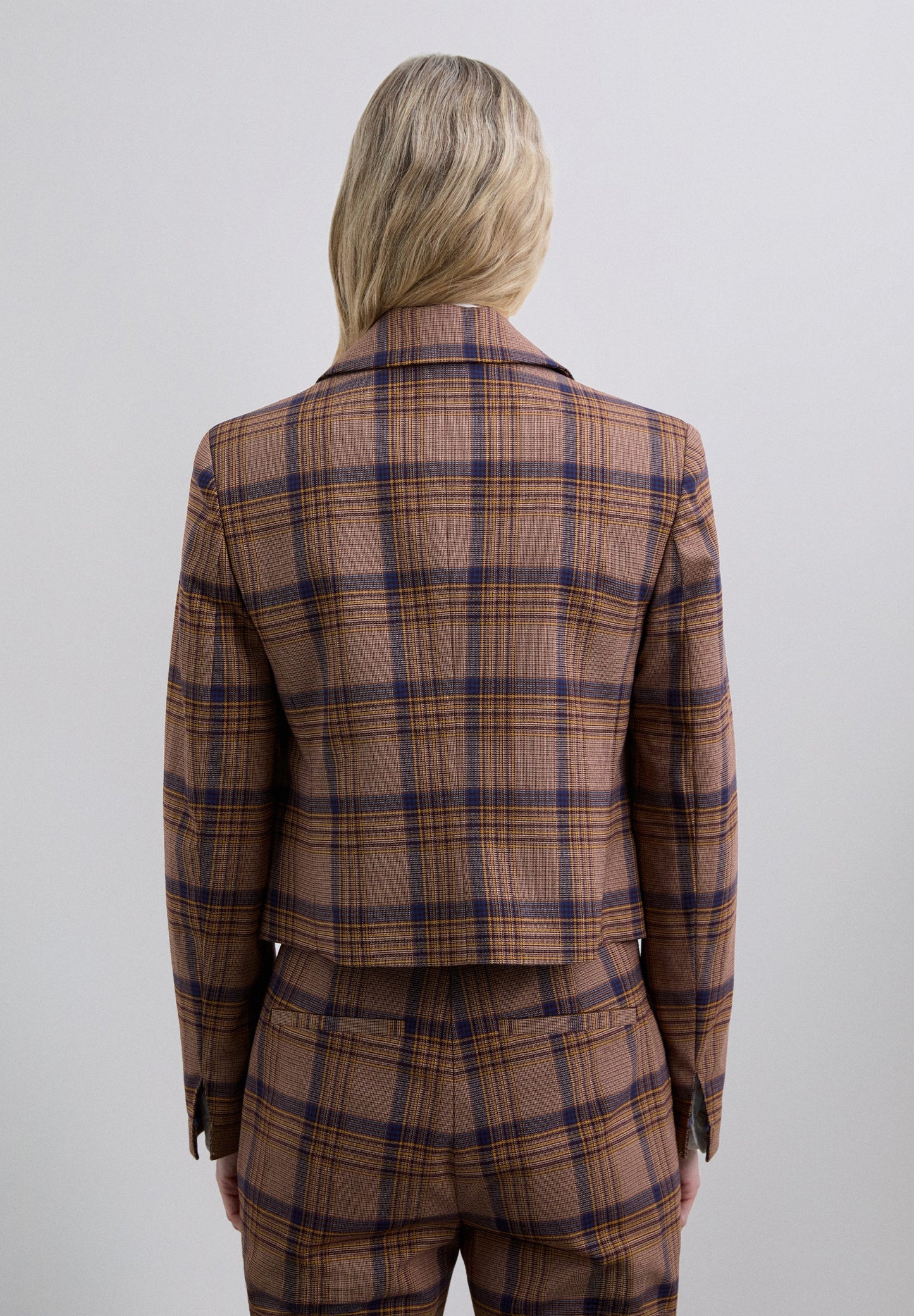 BLAZER CROPPED CUADROS