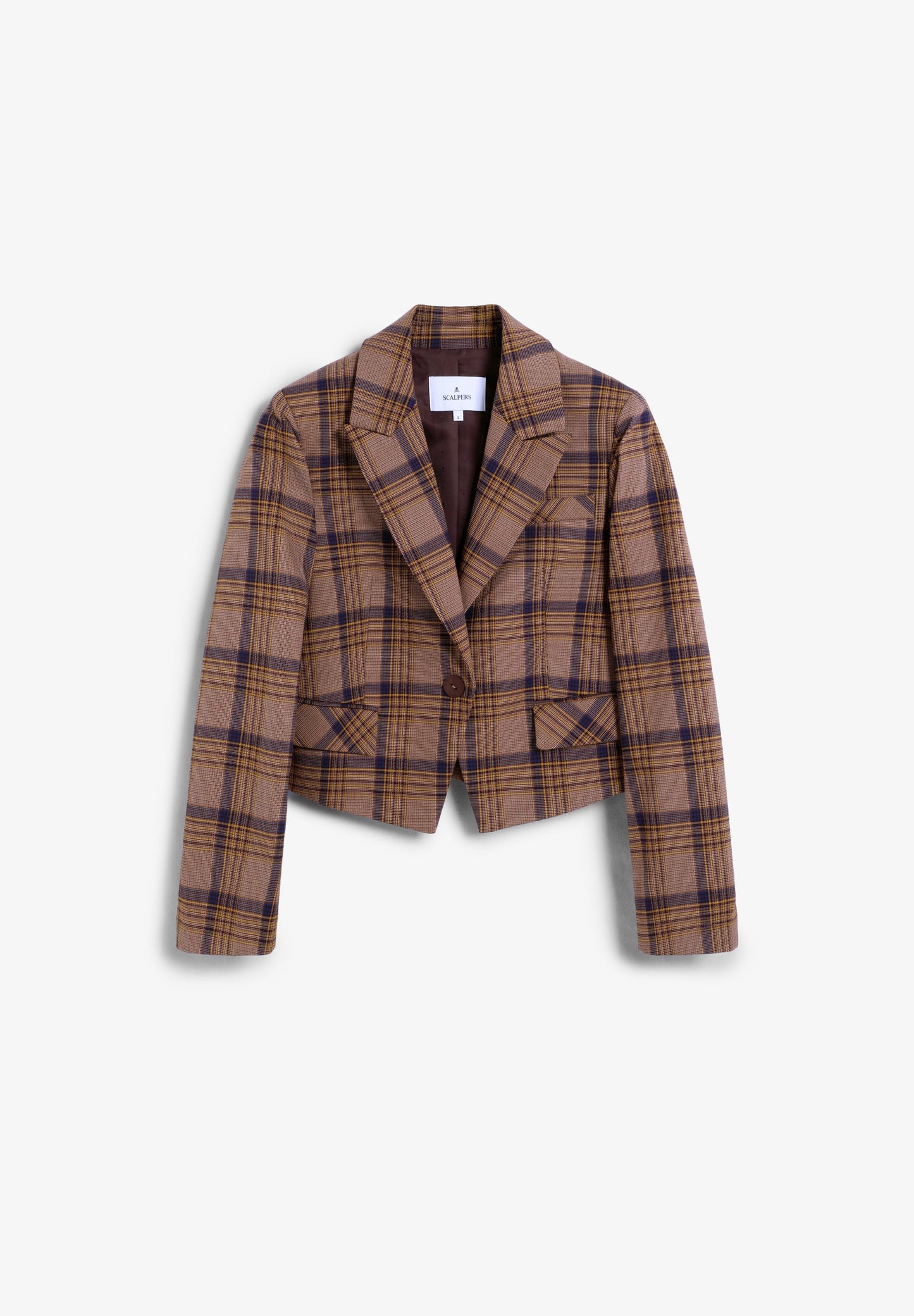 BLAZER CROPPED CUADROS