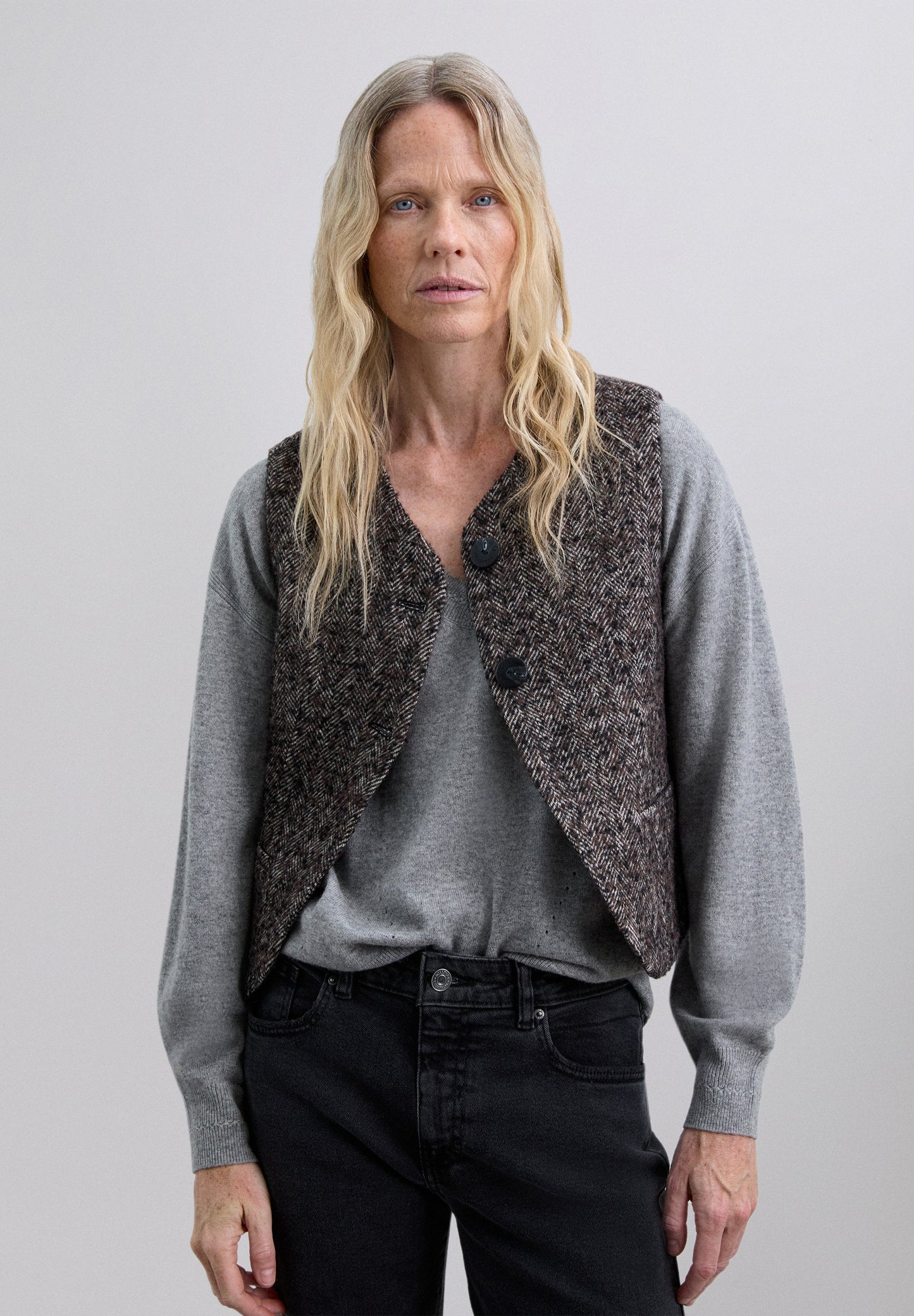 CHALECO ENTALLADO ESPIGA