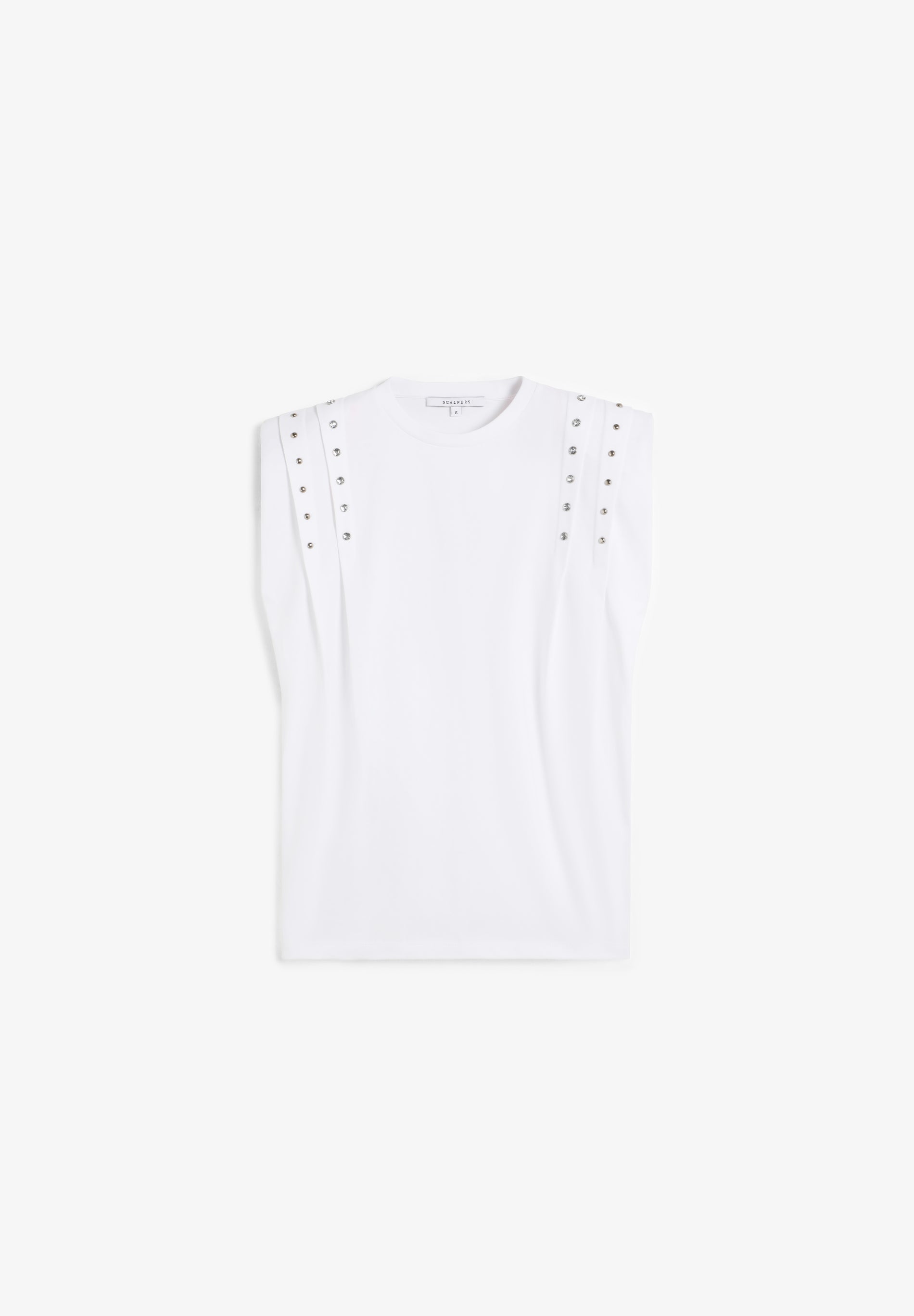 CAMISETA TACHUELAS MANGA SISA