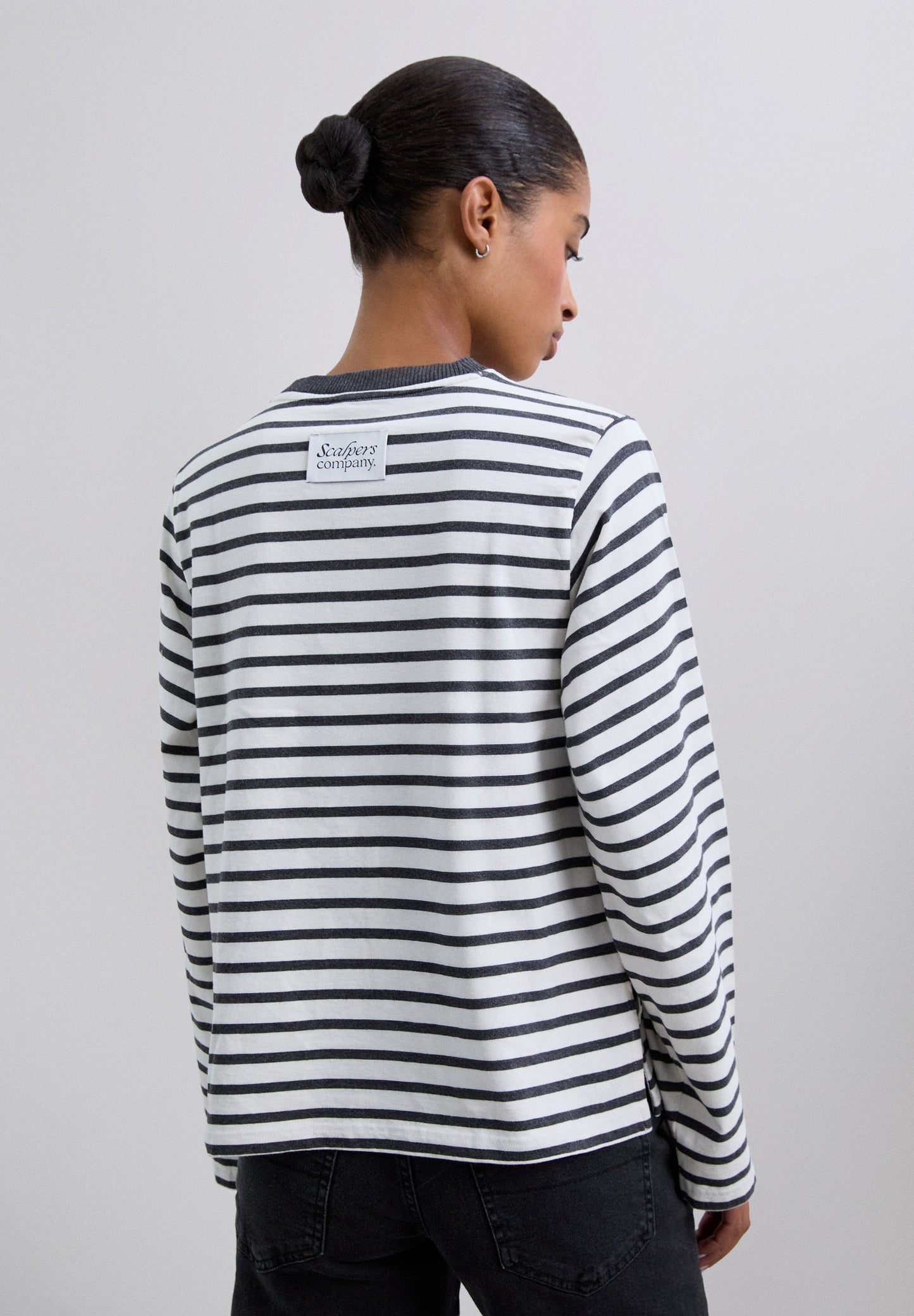 CAMISETA RAYAS MANGA LARGA