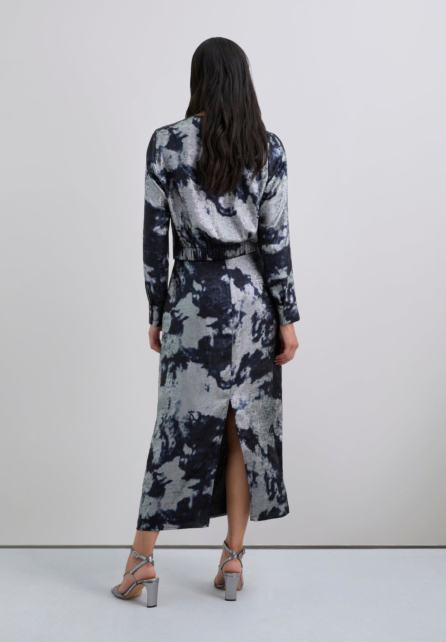 FALDA TIE DYE DETALLES METALIZADOS