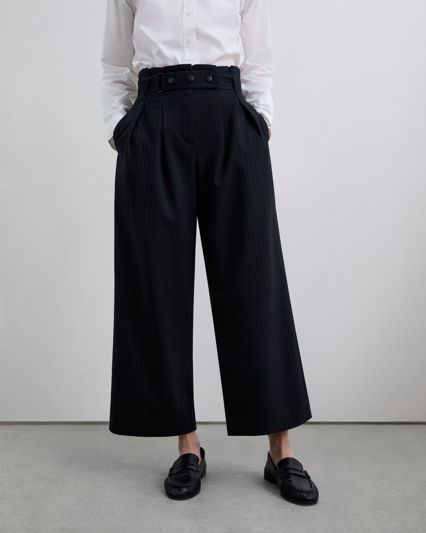PANTALÓN CULOTTE RAYA DIPLOMÁTICA