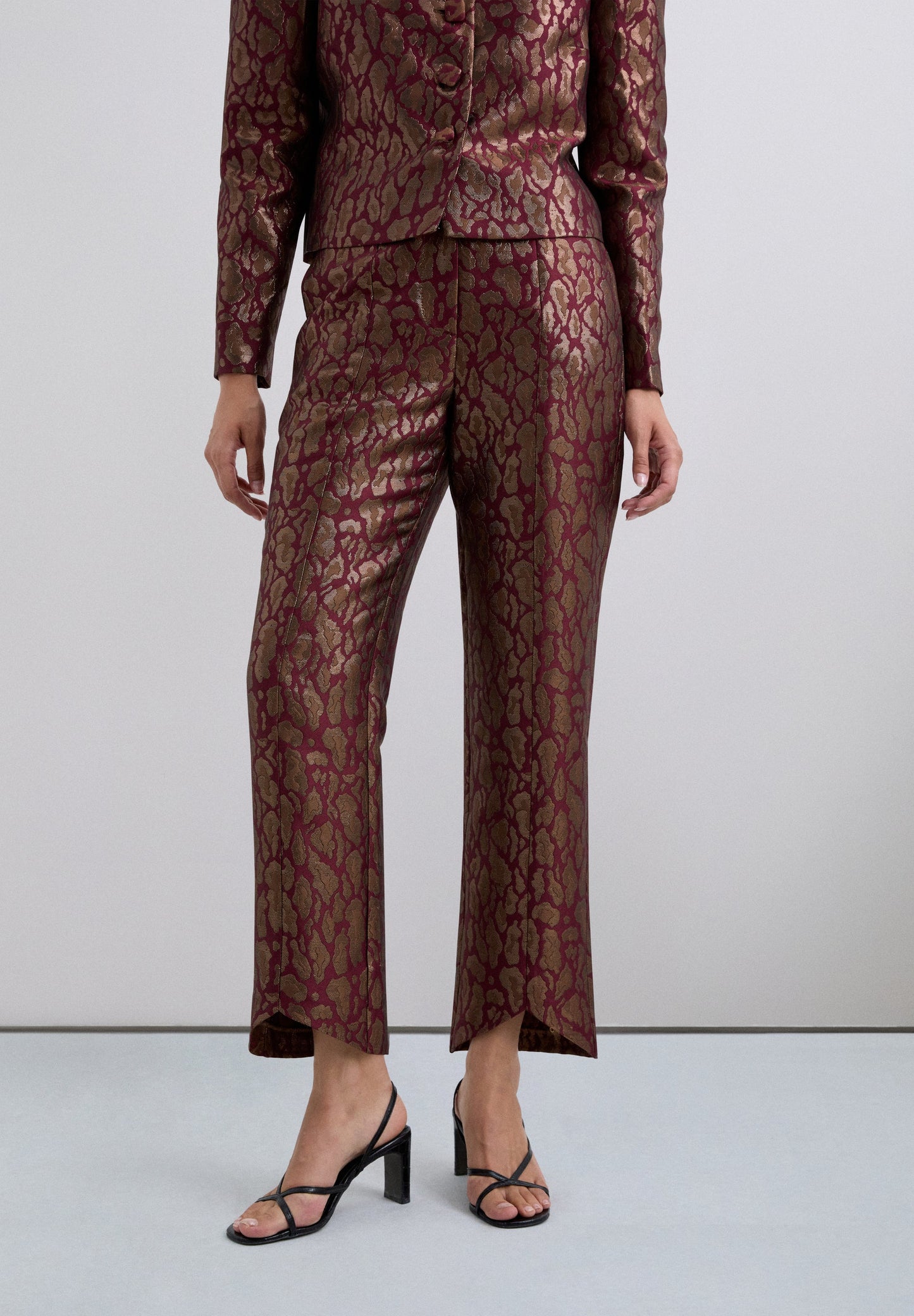 PANTALÓN ANIMAL PRINT METALIZADO