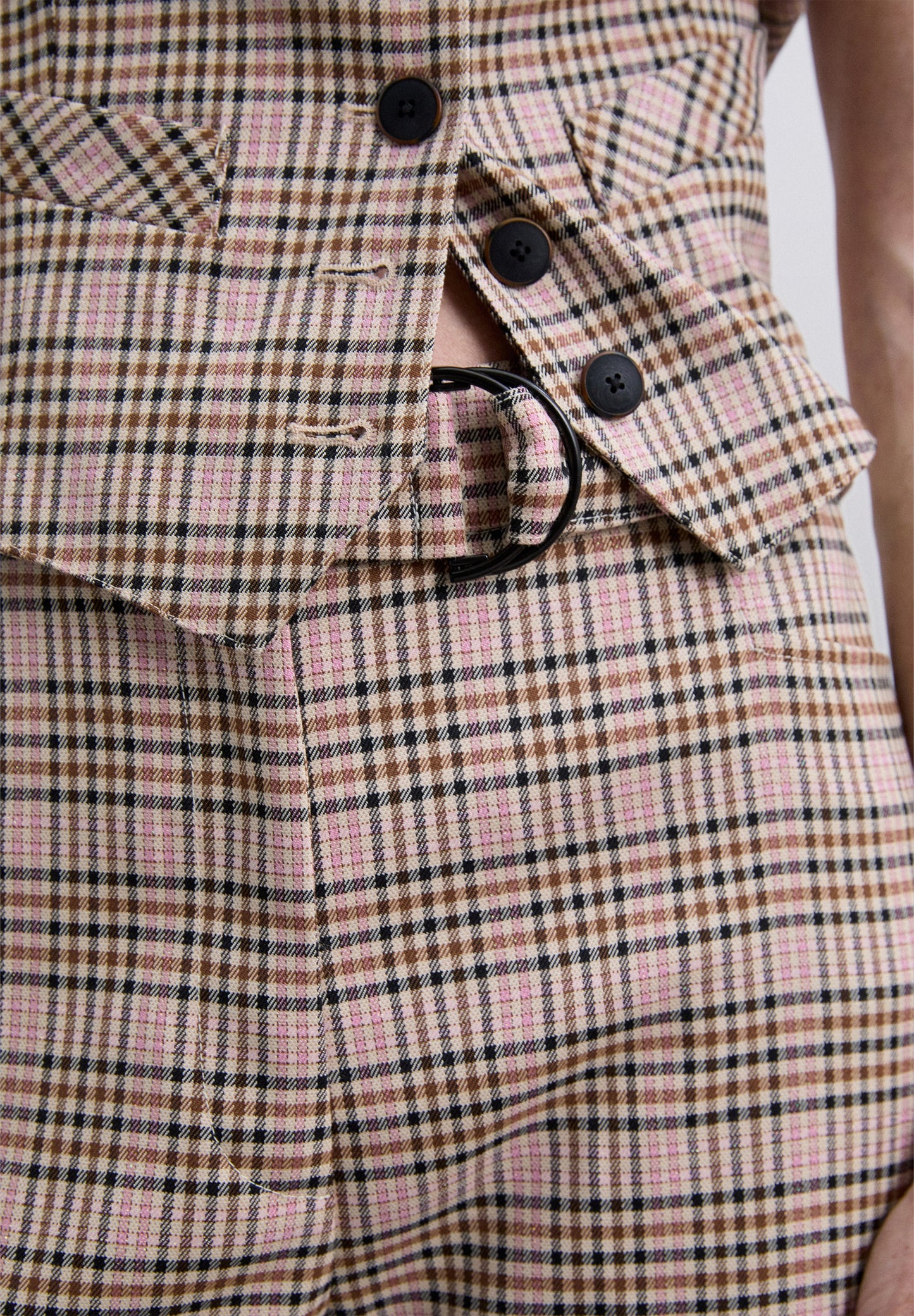 PANTALÓN CAMPANA CUADROS