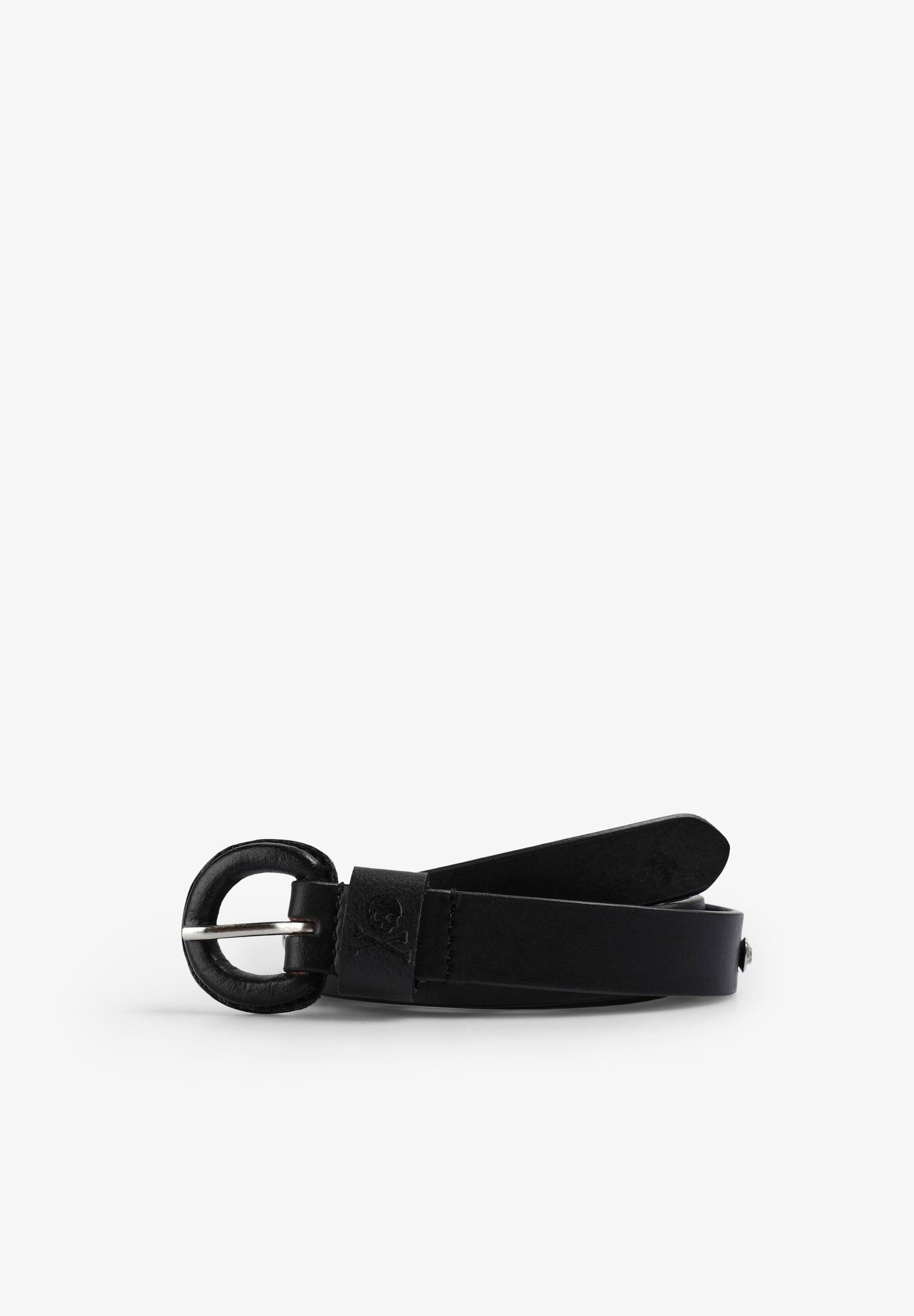 CINTURÓN PIEL STRASS Y TACHUELAS
