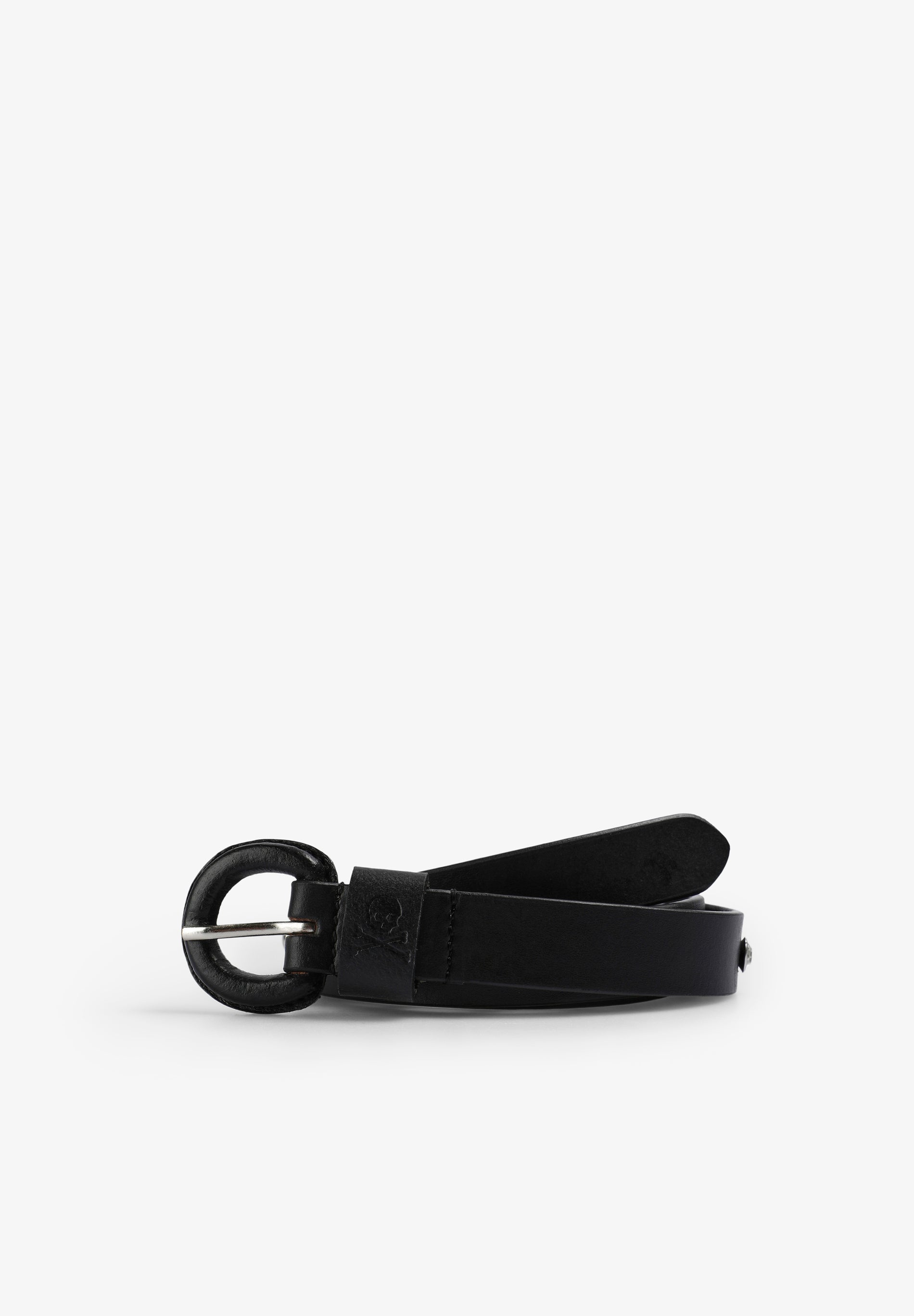CINTURÓN PIEL STRASS Y TACHUELAS