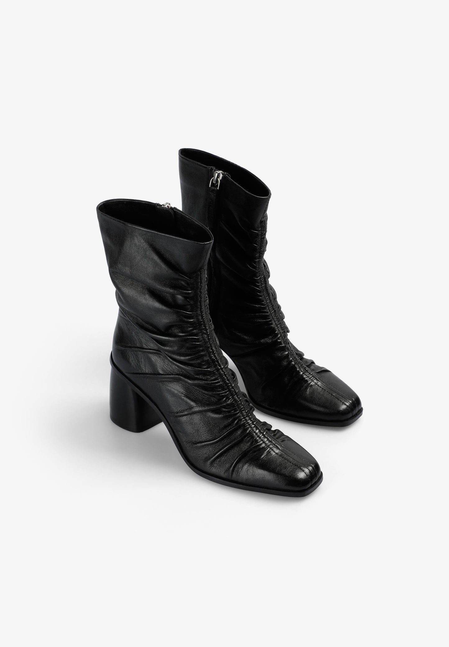 BOTA PIEL FRUNCIDO