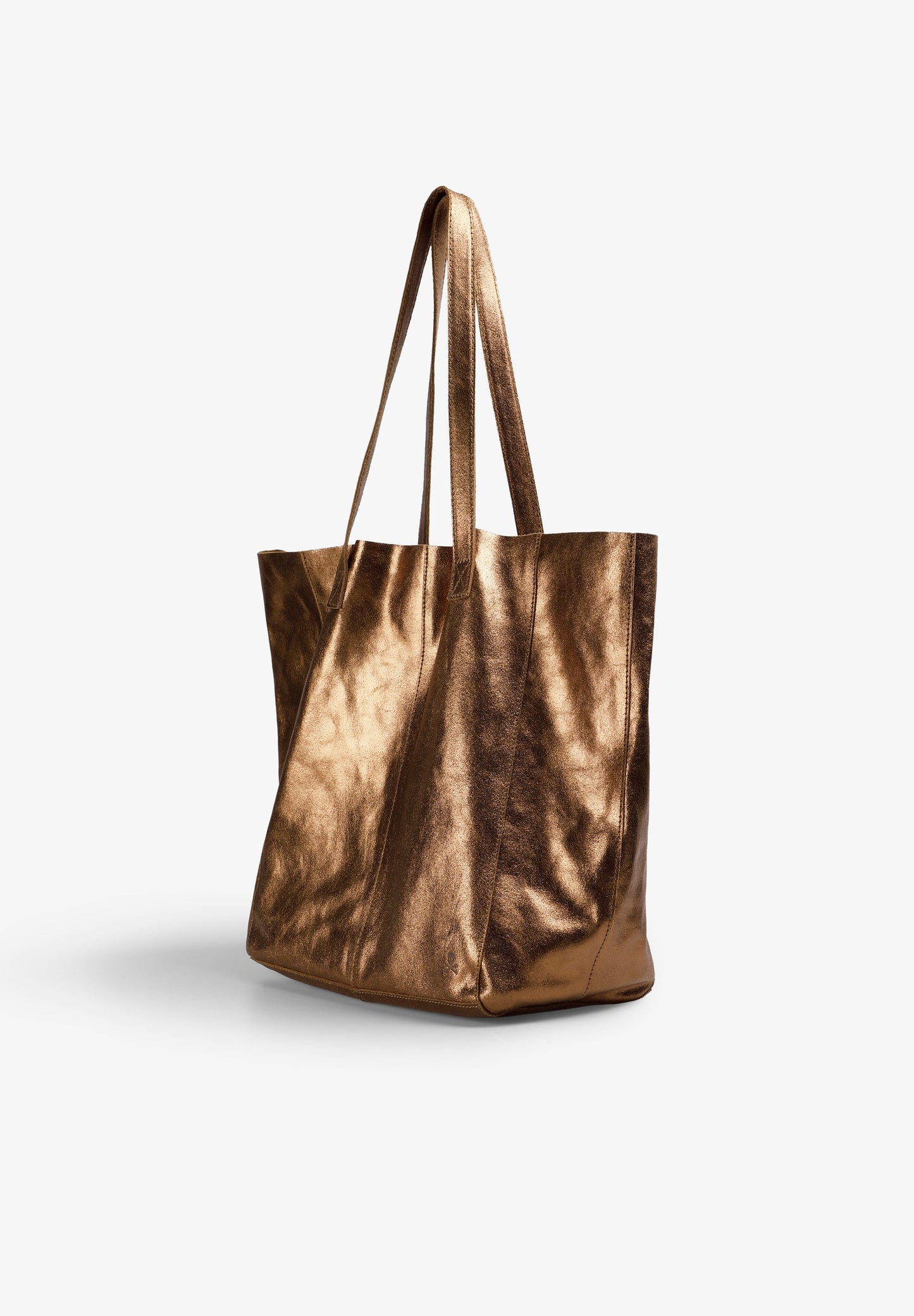BOLSO SHOPPER ANTE METALIZADO