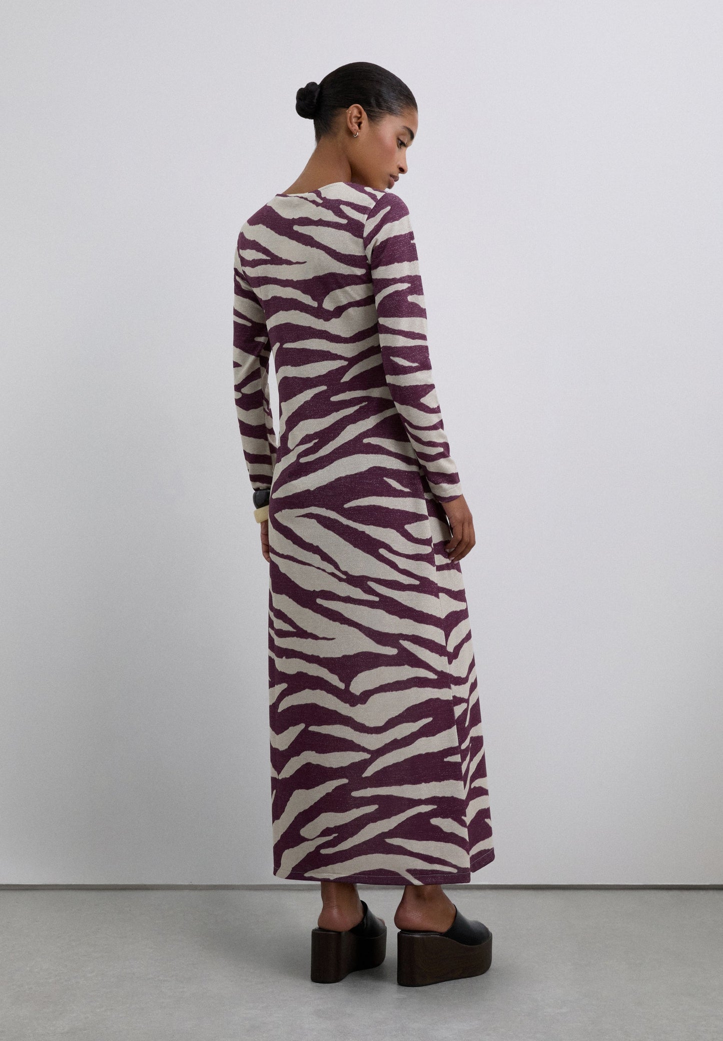 VESTIDO LARGO ANIMAL PRINT