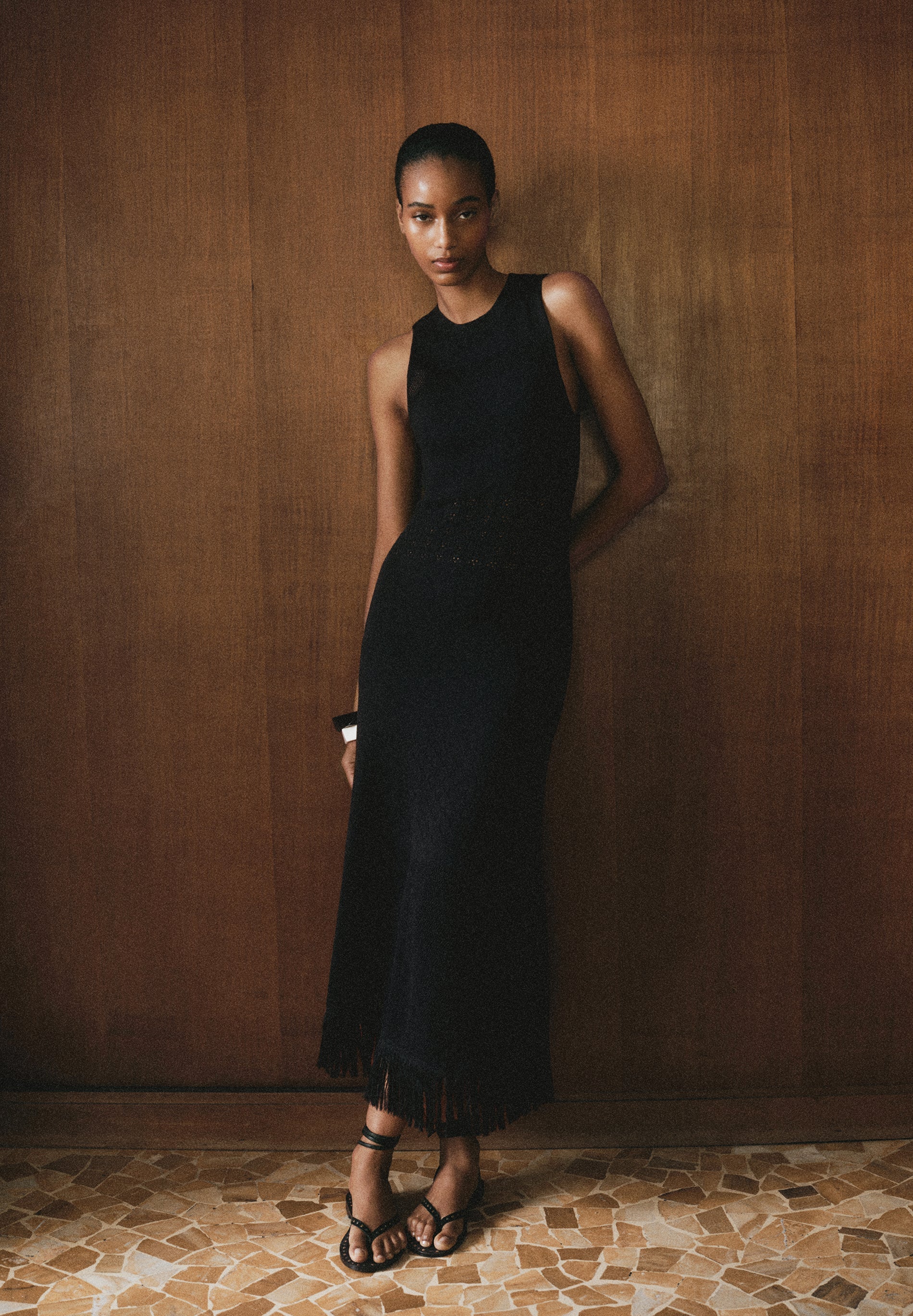 VESTIDO PUNTO FLECOS