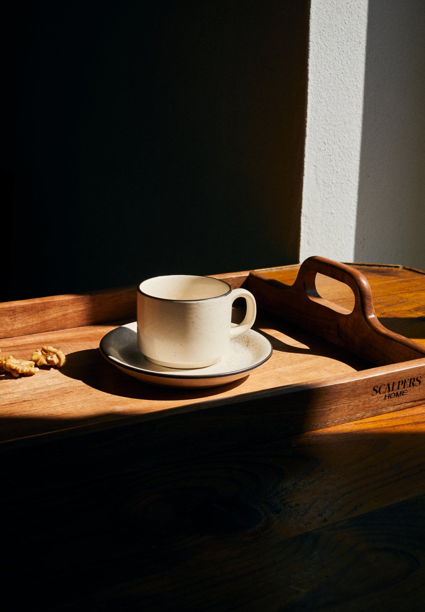 PLATO TAZA CAFÉ CERÁMICA FILO