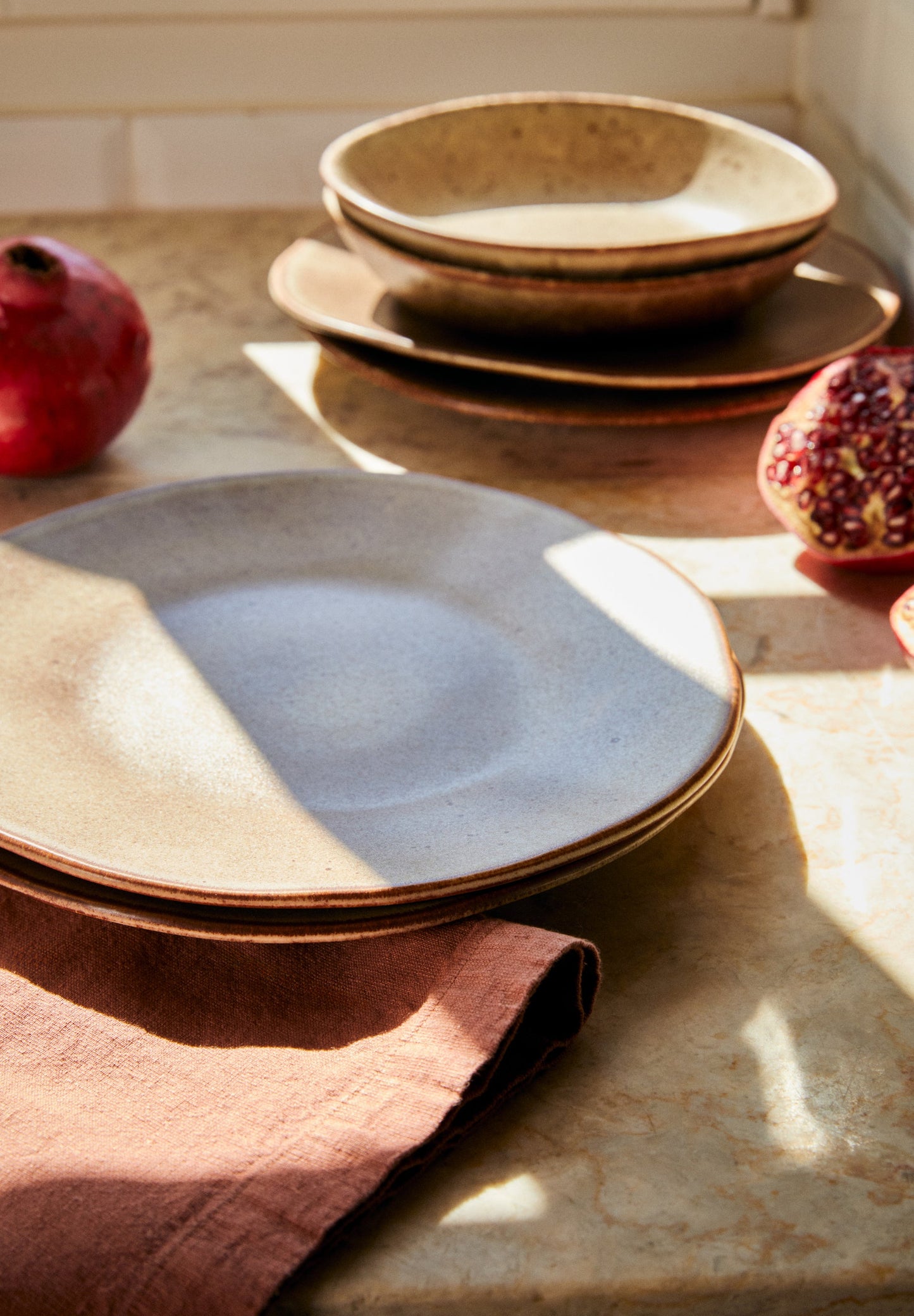 PLATO LLANO GRES PORCELÁNICO RÚSTICO