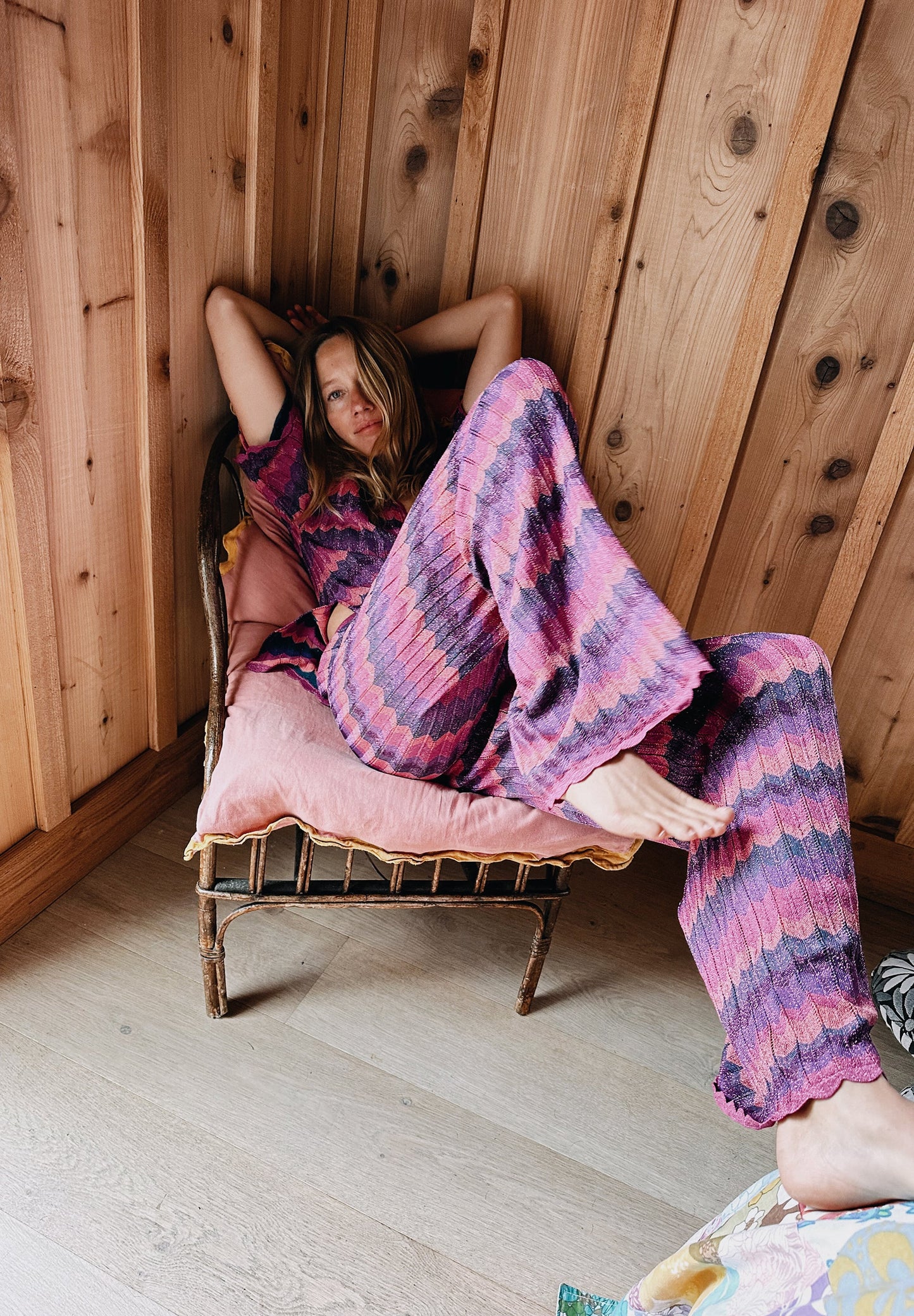 PANTALÓN DE PUNTO LUREX