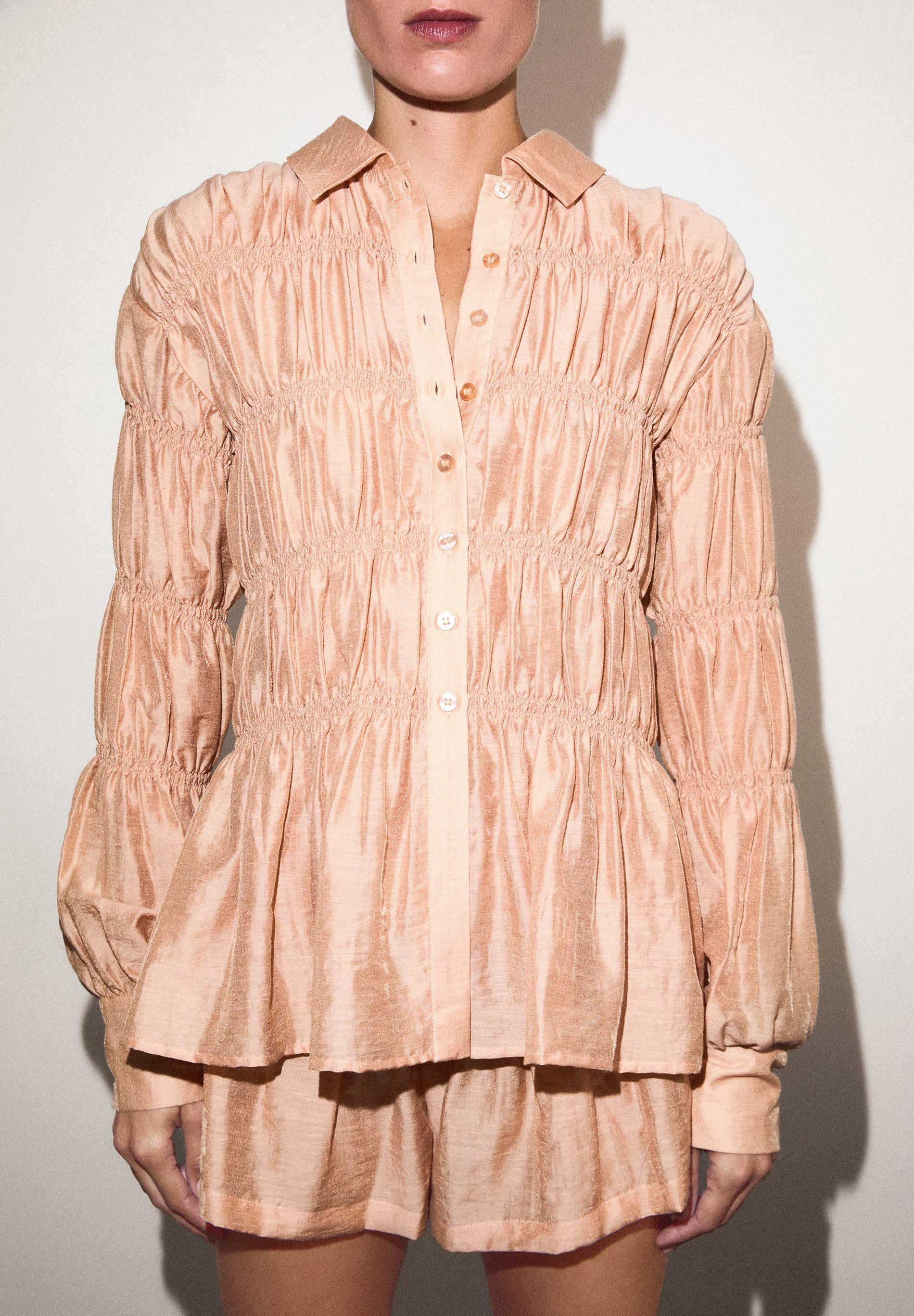 CAMISA SMOCK FRUNCES