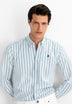 CAMISA RAYAS CUELLO BOTONES