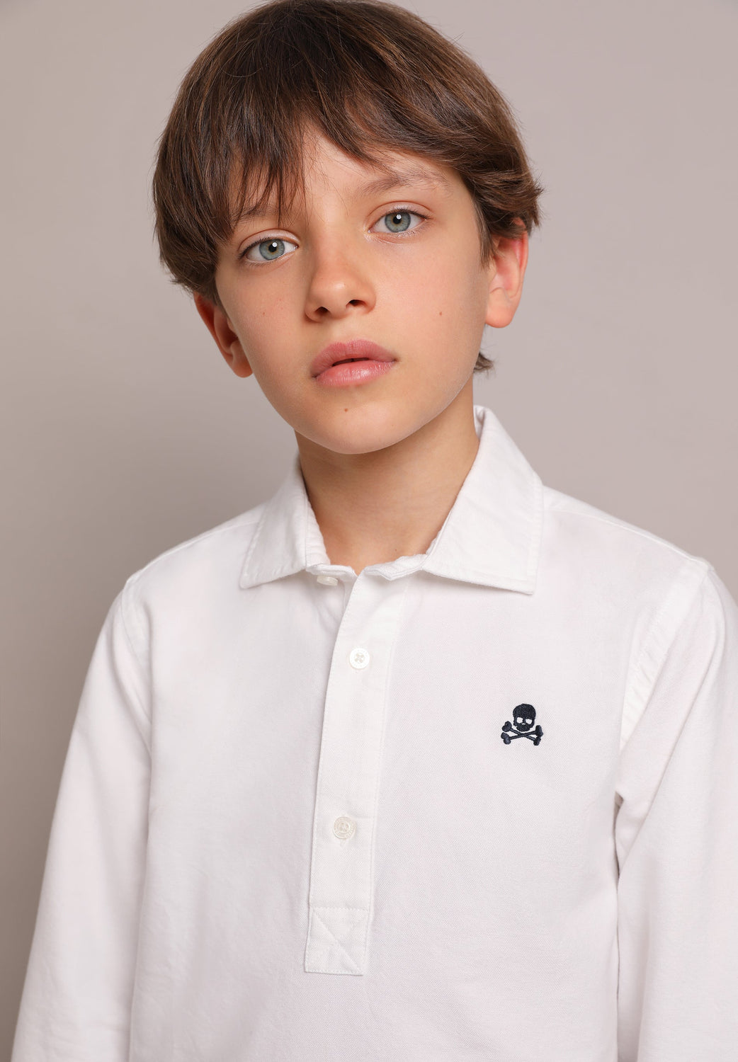 POLERA OXFORD CALAVERA CONTRASTE - Scalpers