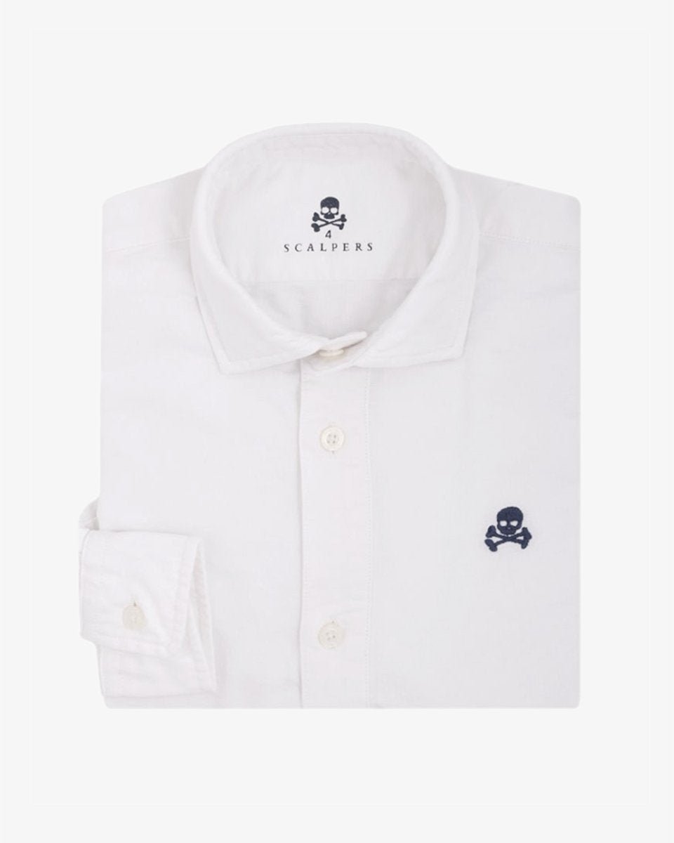 POLERA OXFORD CALAVERA CONTRASTE