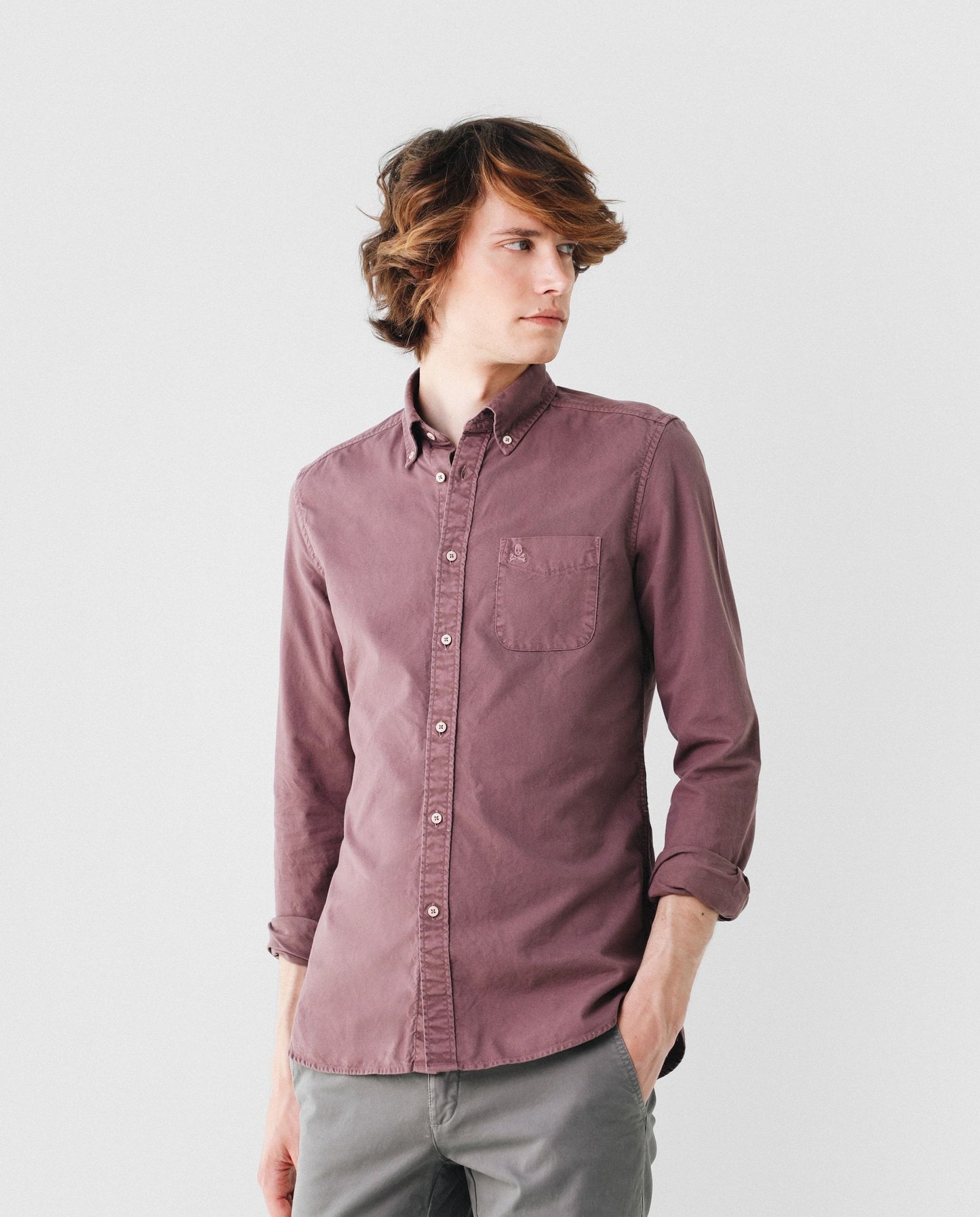 CAMISA GARMENT DYE BOTONES - Scalpers España
