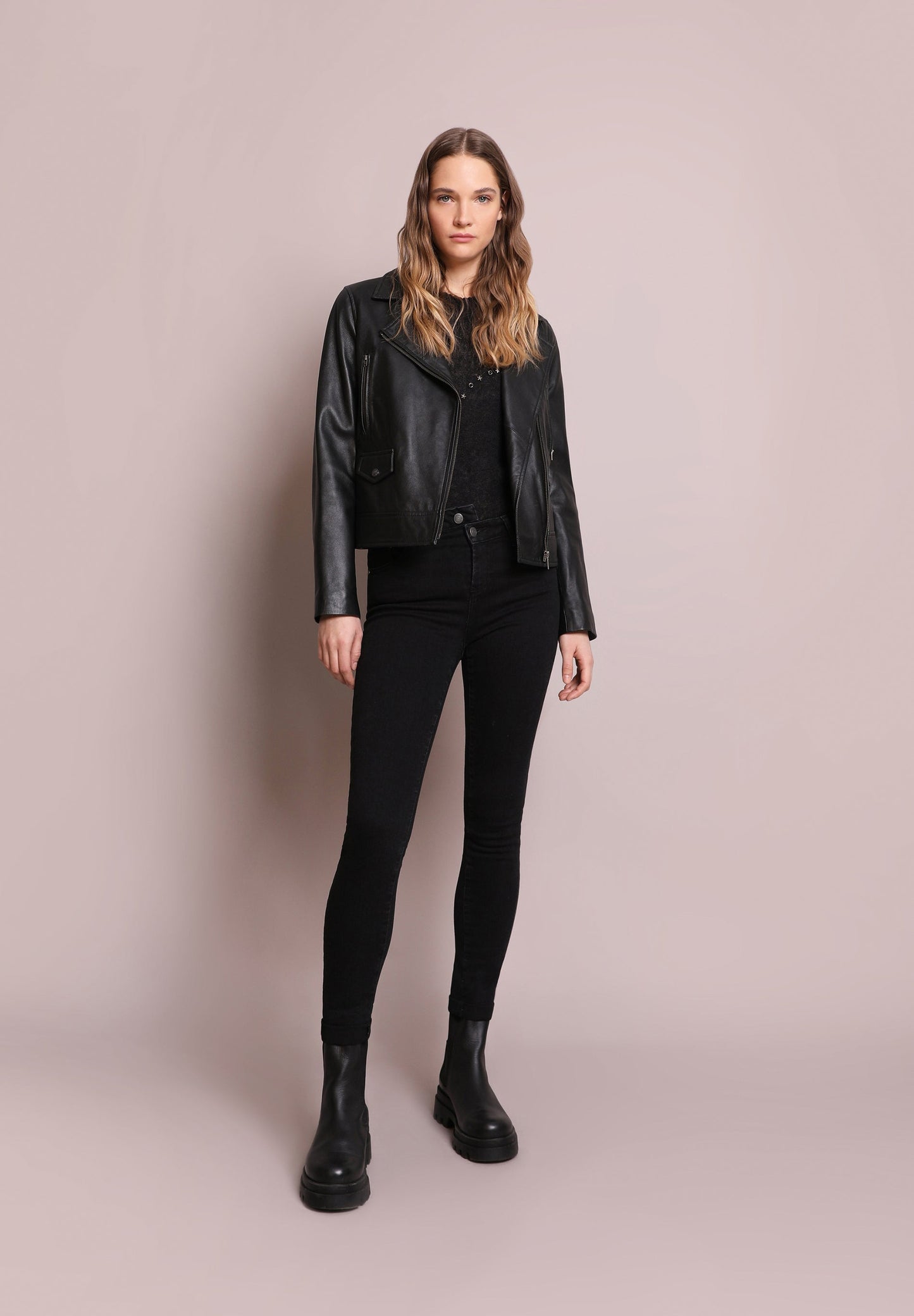 JEANS SKINNY BOTONES