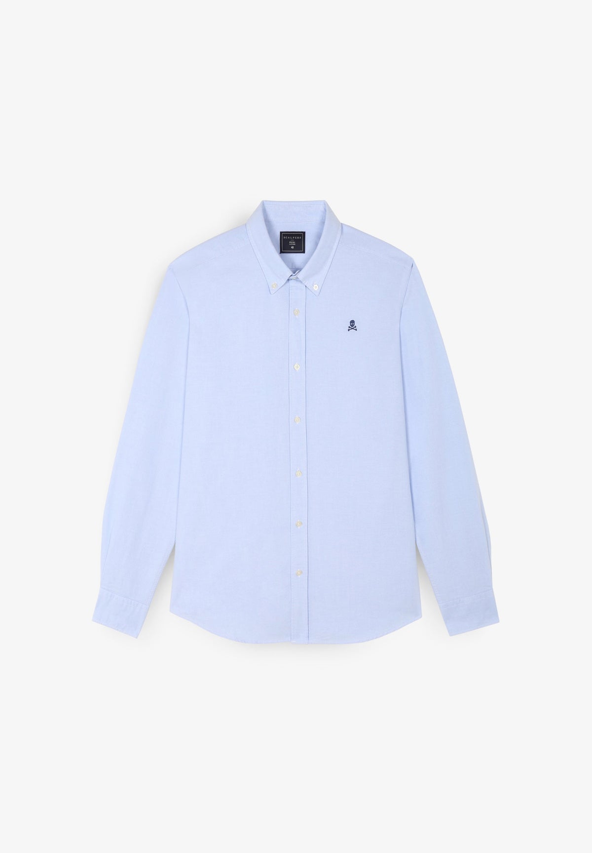 CAMISA OXFORD CALAVERA CONTRASTE