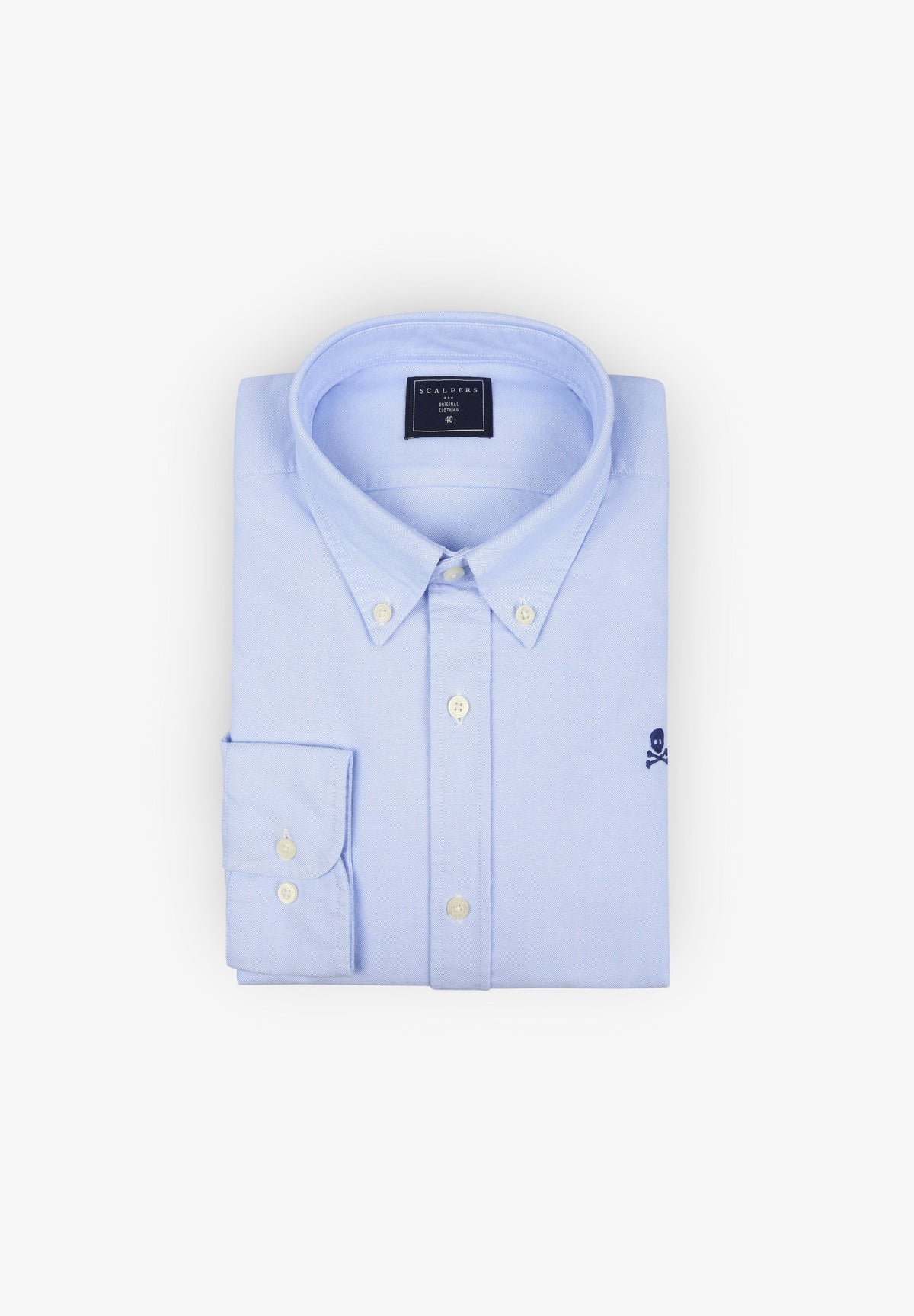 CAMISA OXFORD CALAVERA CONTRASTE - Scalpers