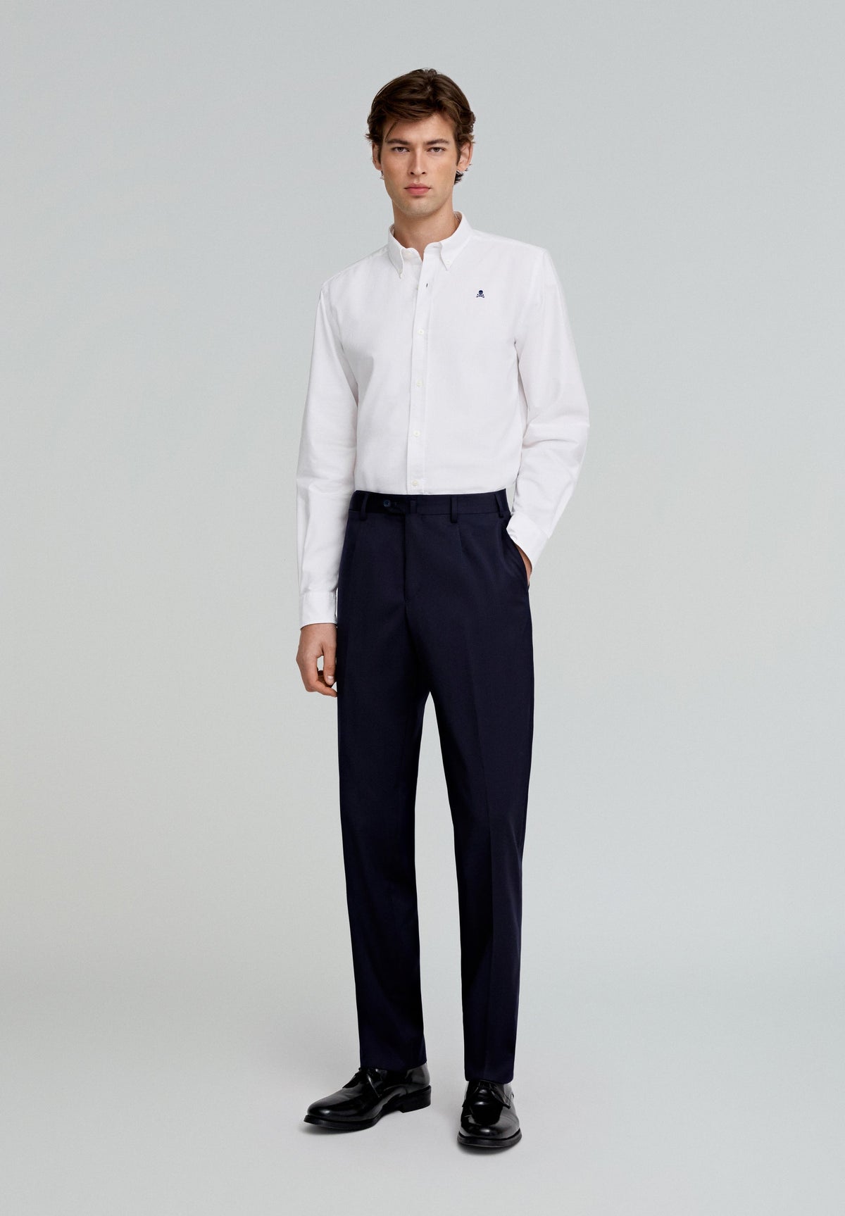 CAMISA OXFORD CALAVERA CONTRASTE - Scalpers