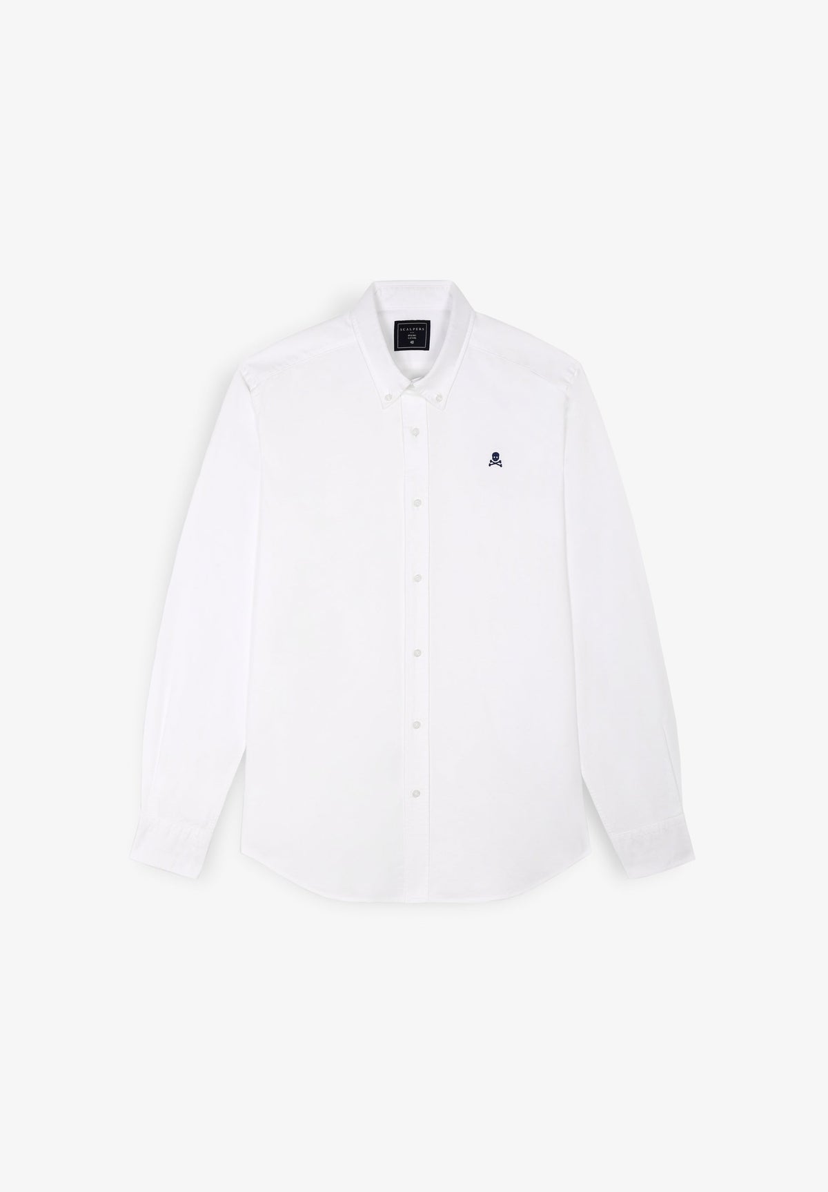 CAMISA OXFORD CALAVERA CONTRASTE