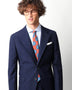 NEW CITY SUIT NAVY SQUARES