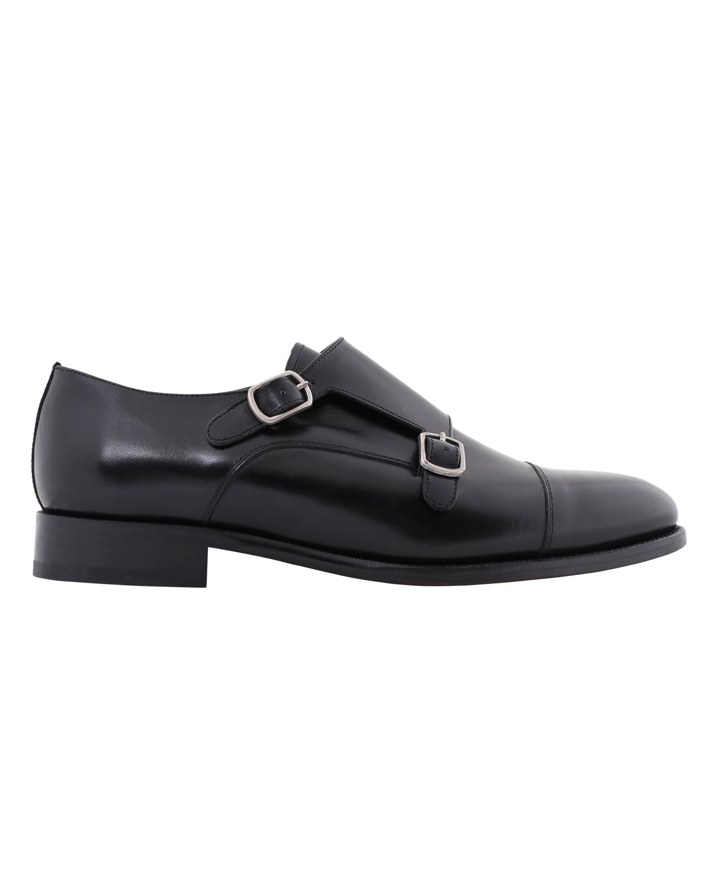 DOUBLE MONK SHOE BLACK