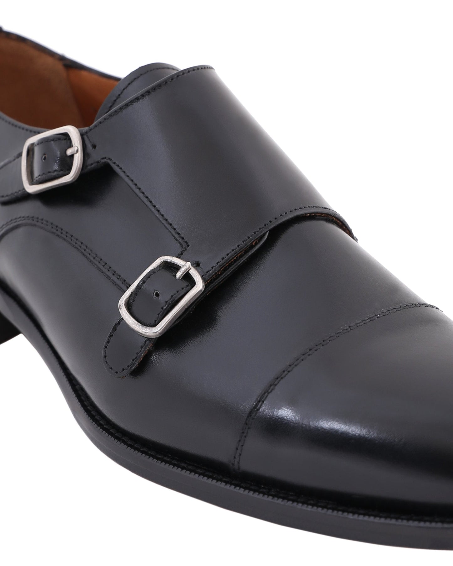 DOUBLE MONK SHOE BLACK