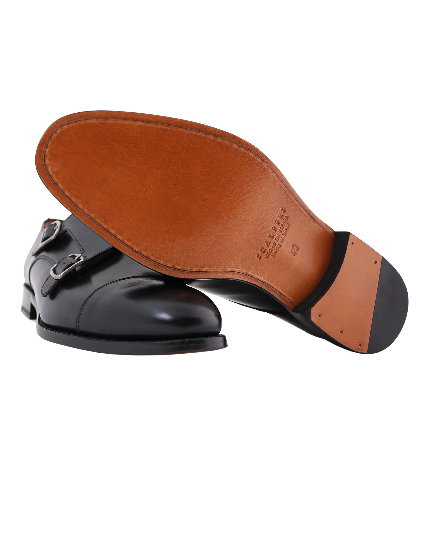 DOUBLE MONK SHOE BLACK