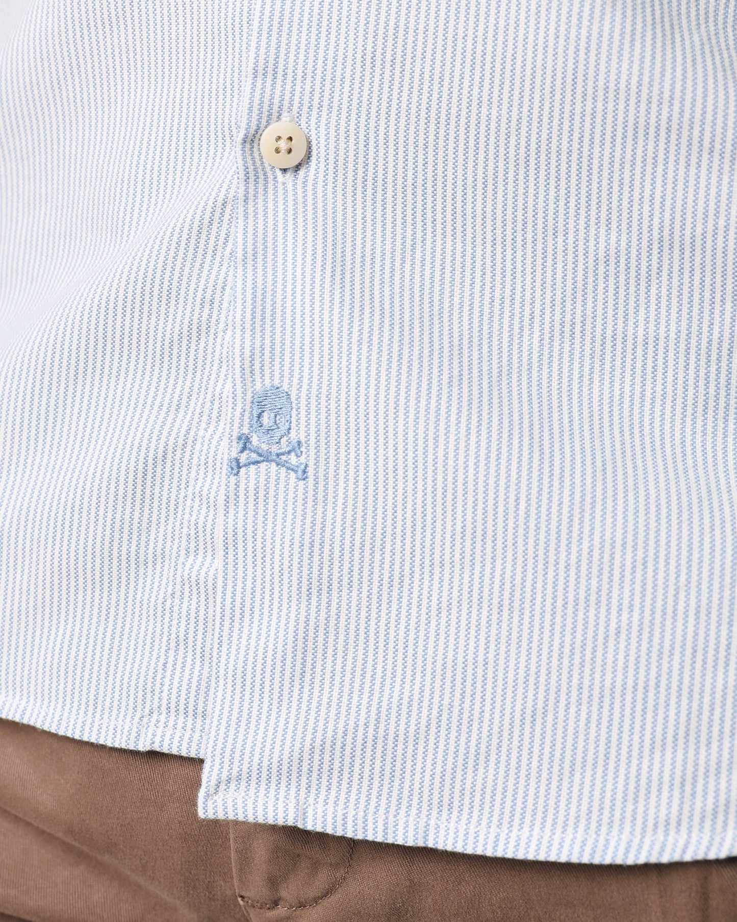 FLY MAO SHIRT STRIPES BLUE