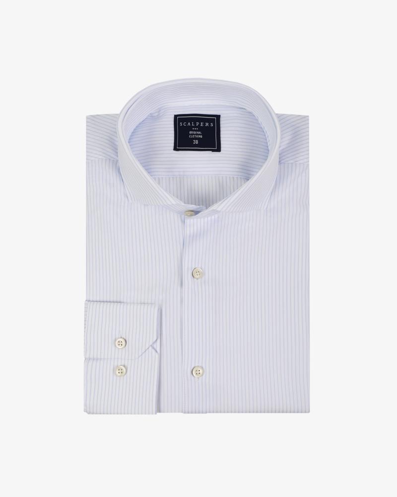 MADRID CLASS SHIRT STRIPES SKYBLUE
