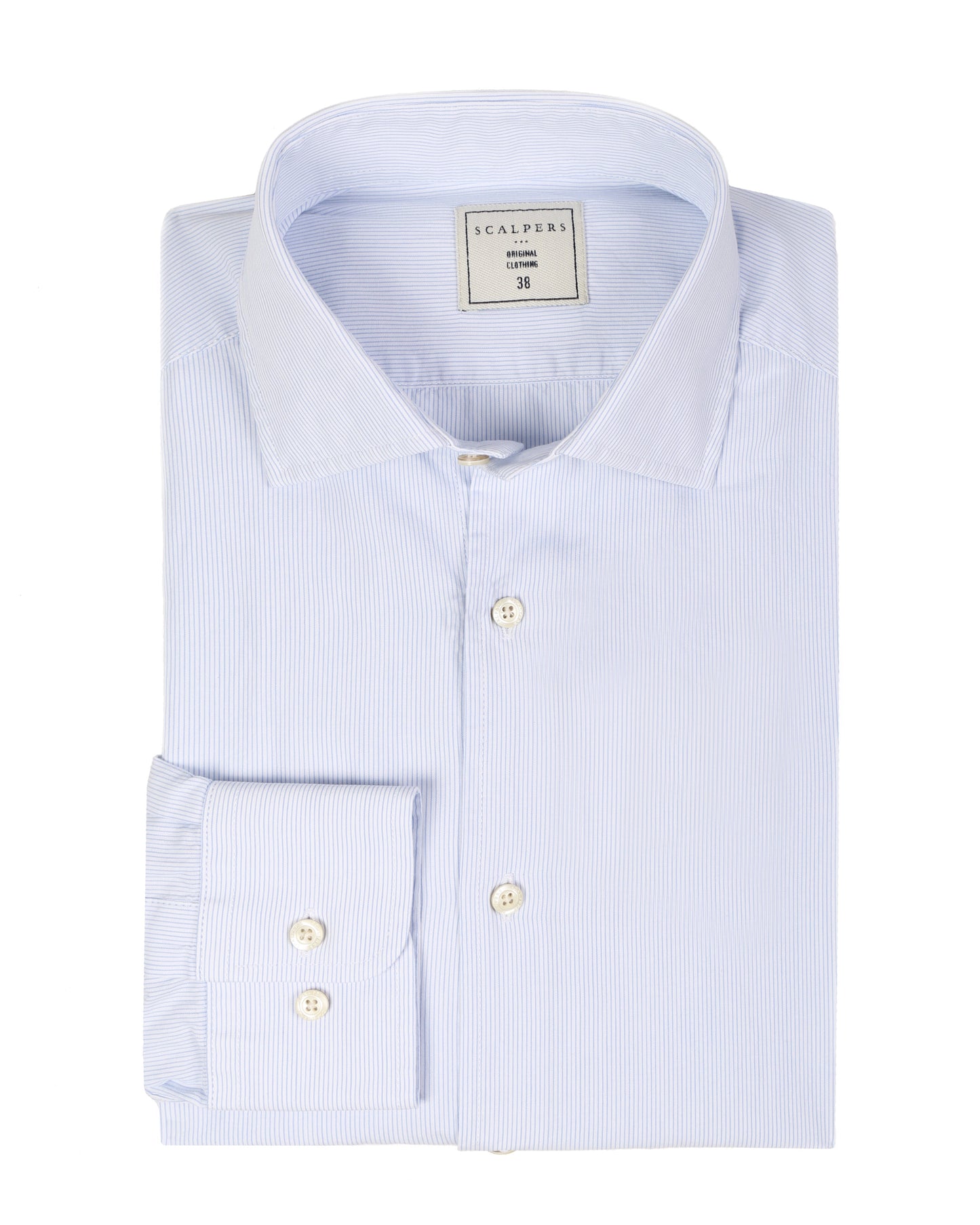 ETON K SHIRT SKYBLUE STRIPES