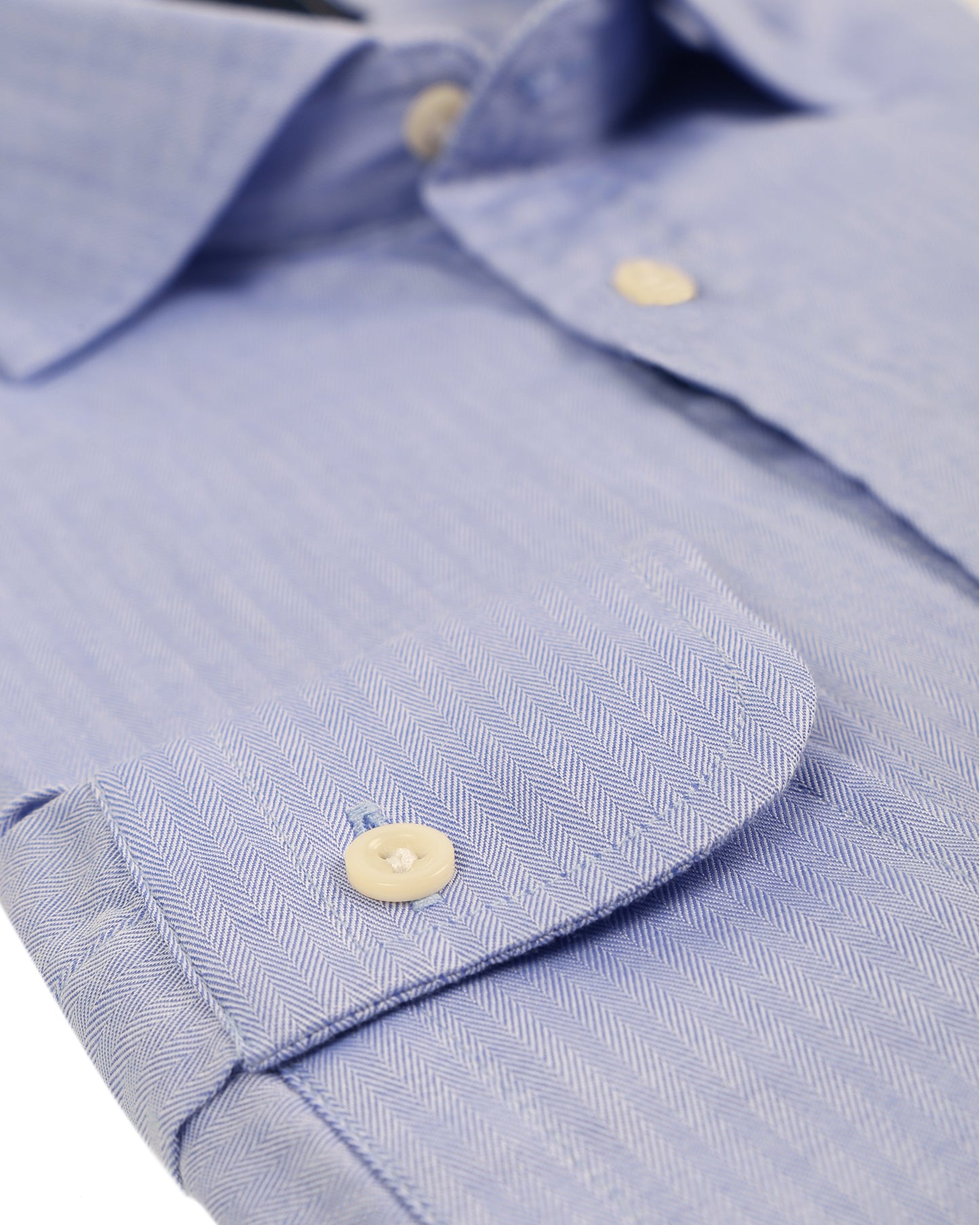 FANCY CLASS SHIRT HERRINGBONE BLUE