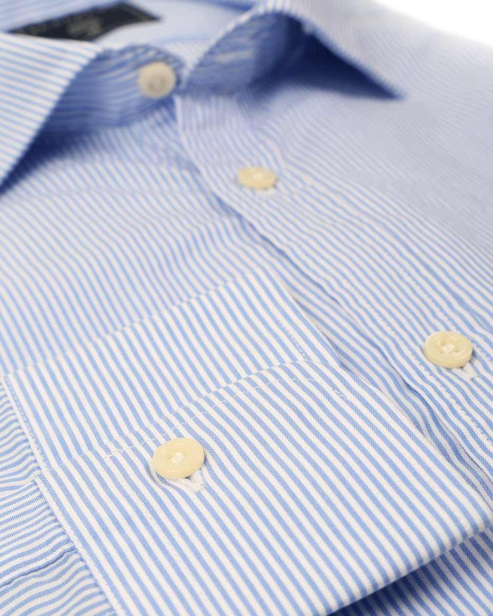 FANCY CLASS SHIRT BLUE AND WHITE