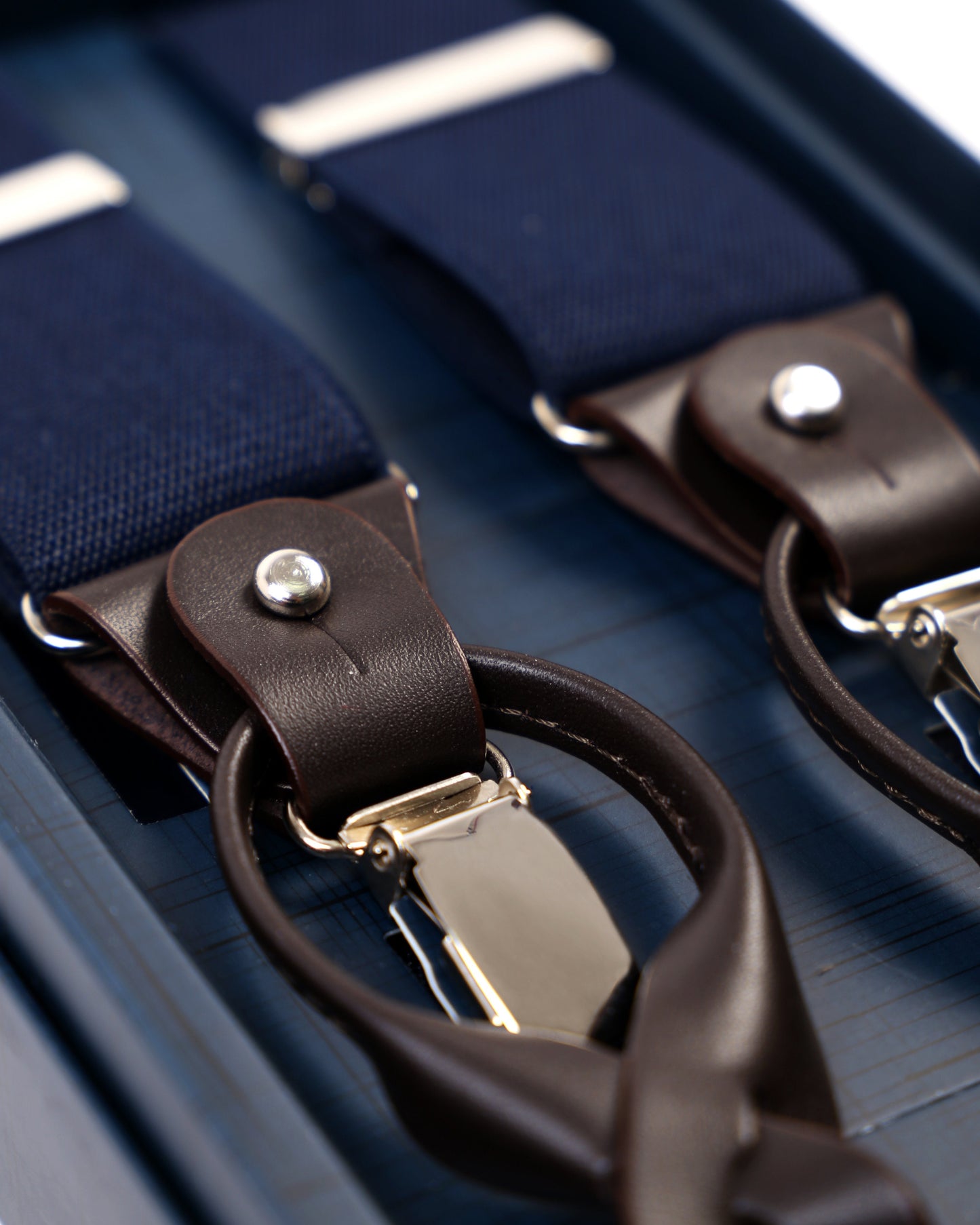 PLAIN SUSPENDERS NAVY