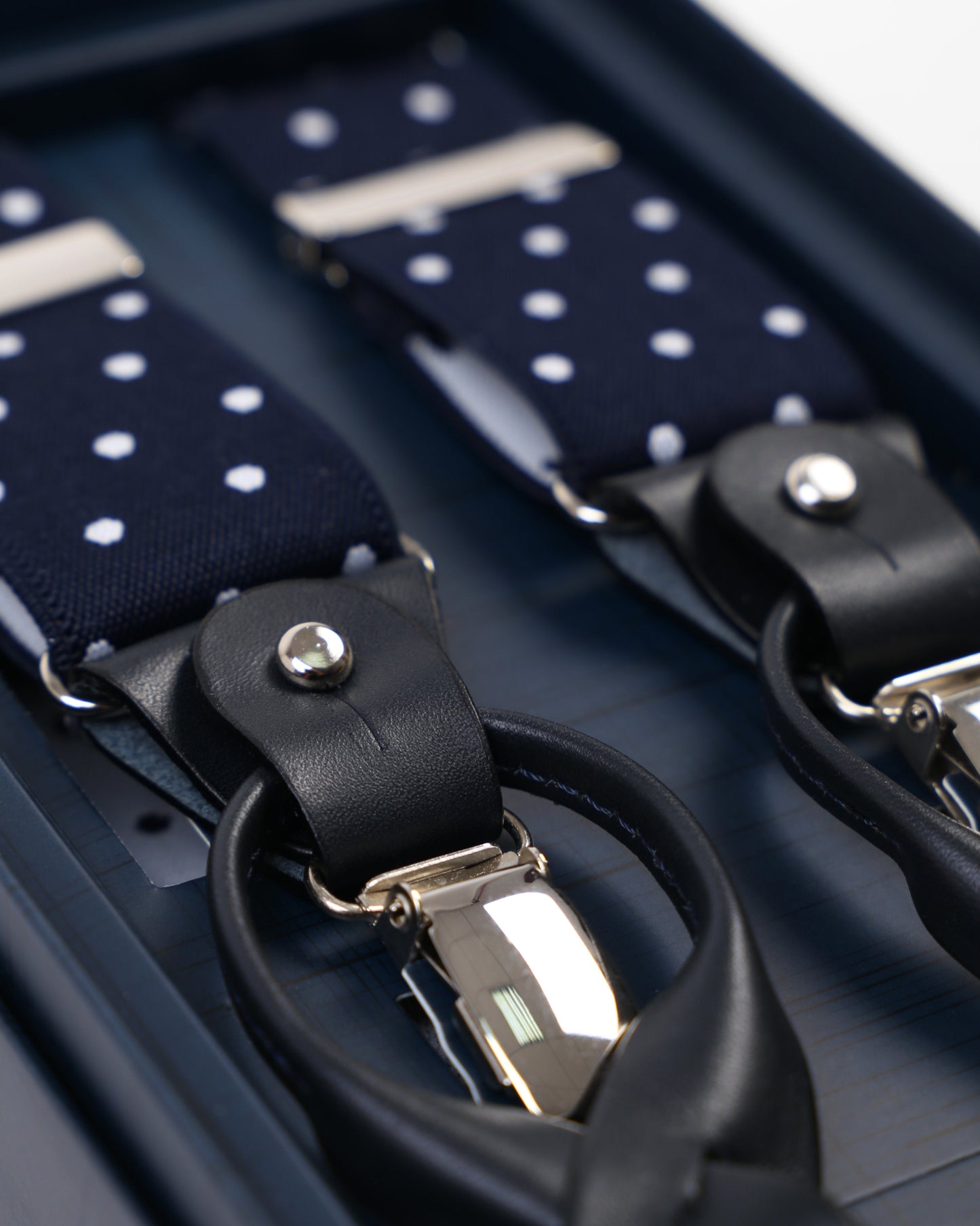 DOTS SUSPENDERS MARINO/BLANCO